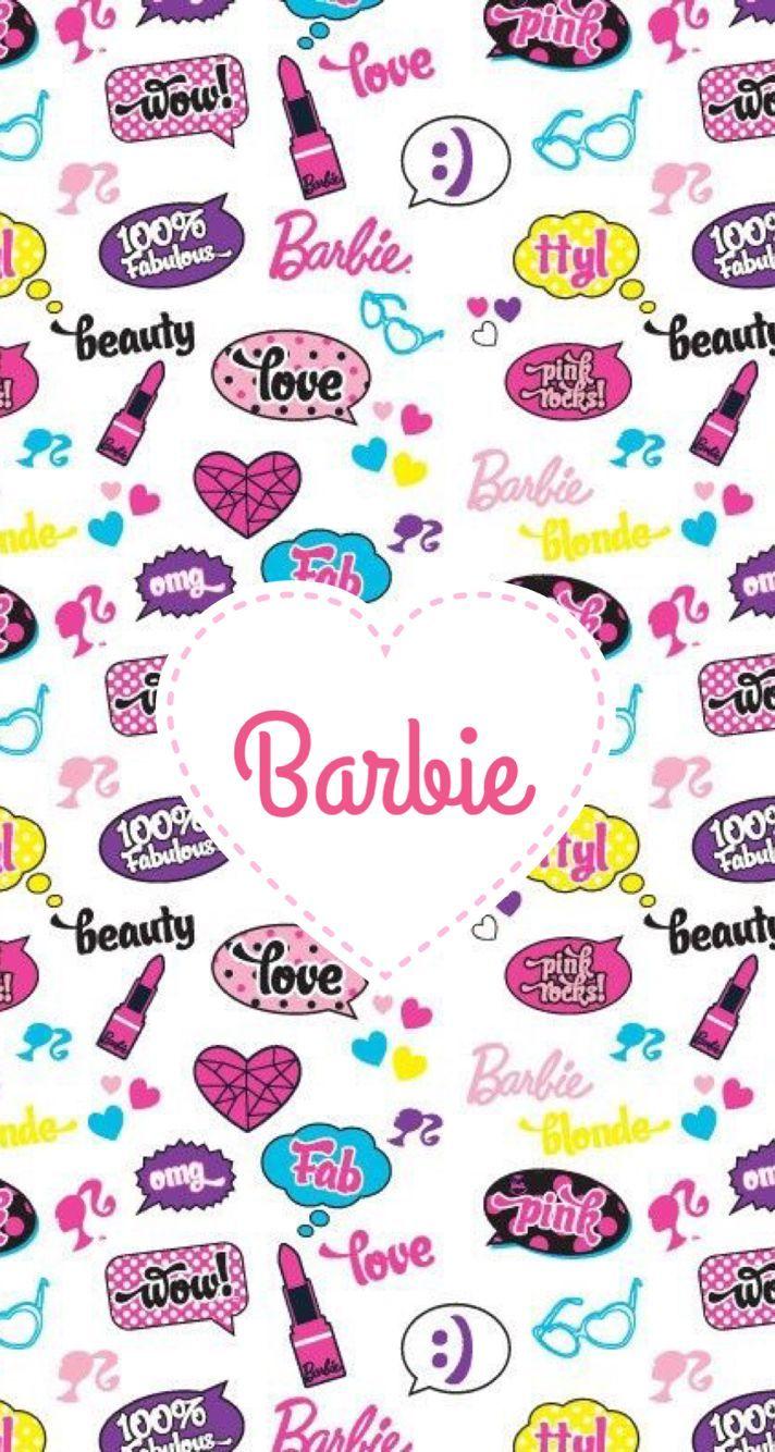 Hình nền Barbie 712x1334 năm 2019. Hình ảnh Barbie, Tranh vẽ Barbie