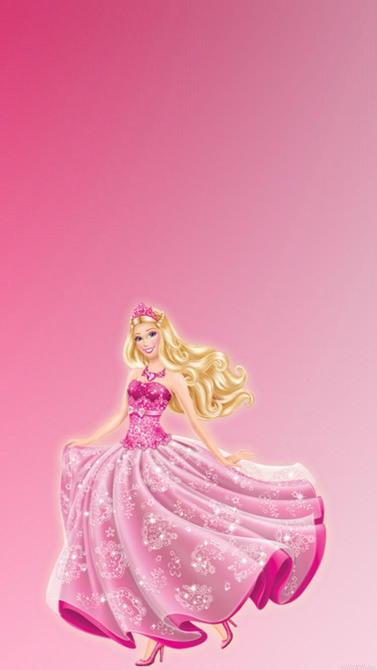 750x1334 Hình nền Barbie cho iPhone - Sinh nhật Barbie