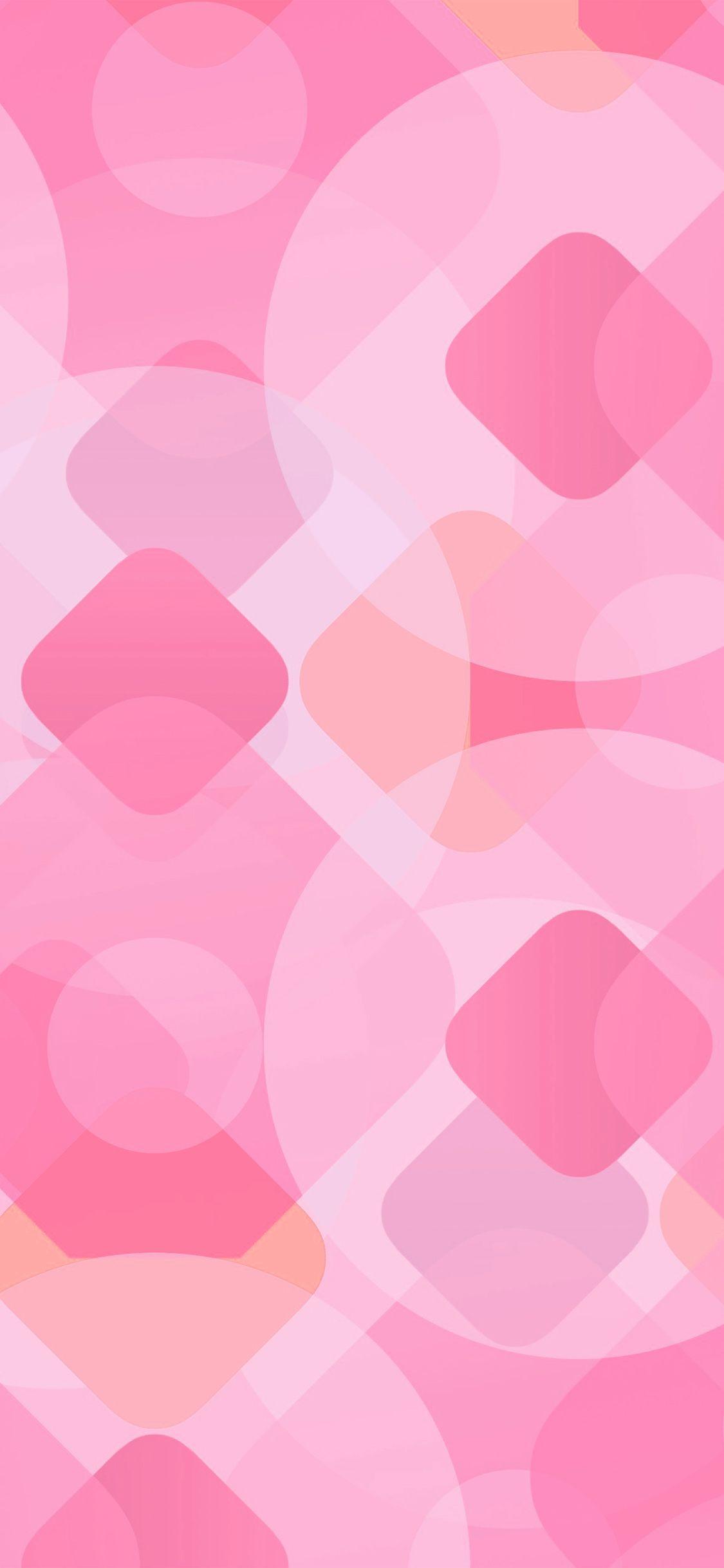 1125x2436 iPhone wallpaper. ar7 apple wwdc pink red