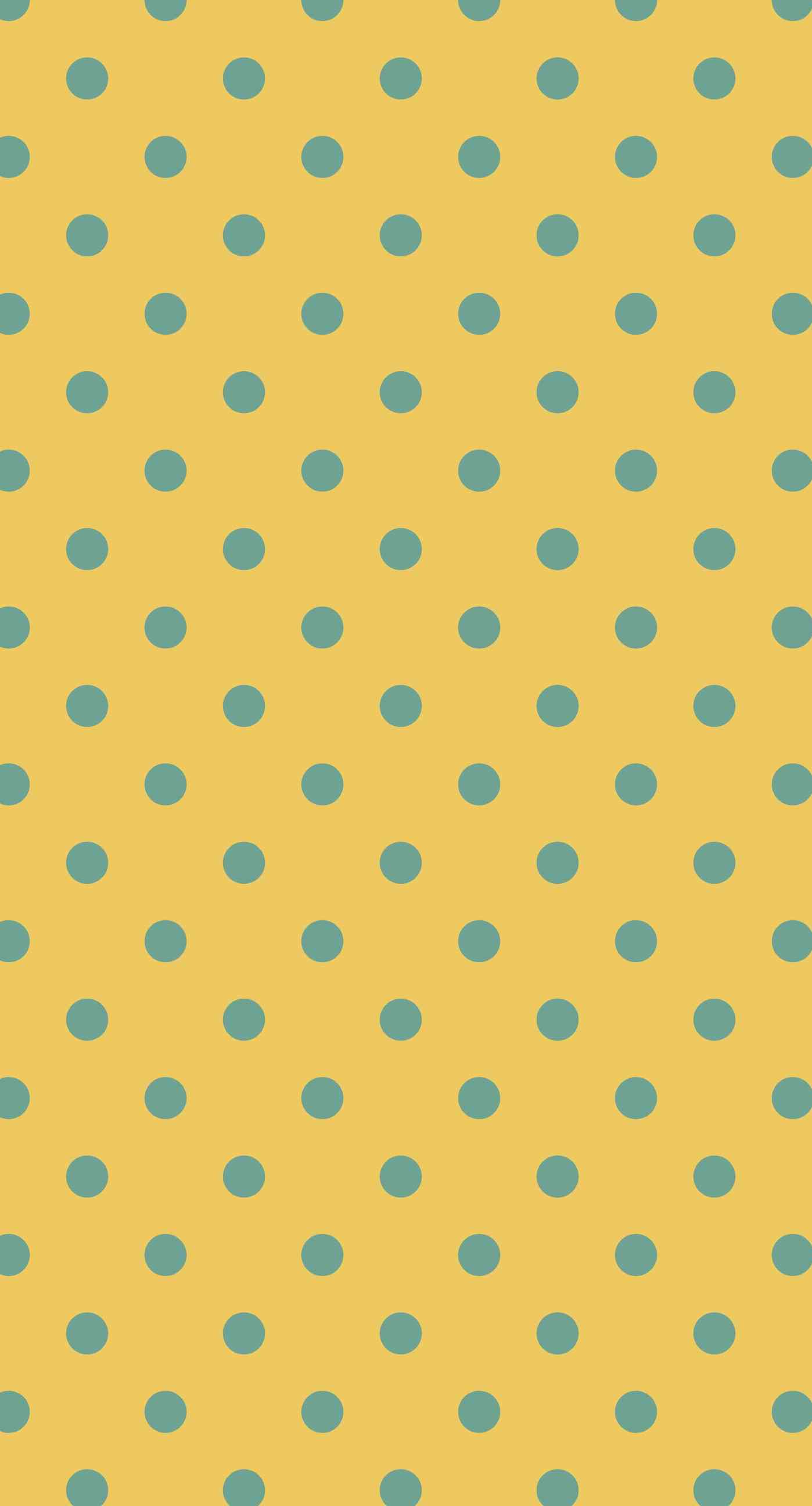 1398x2592 Pattern polka dot yellow. wallpaper.sc iPhone6sPlus