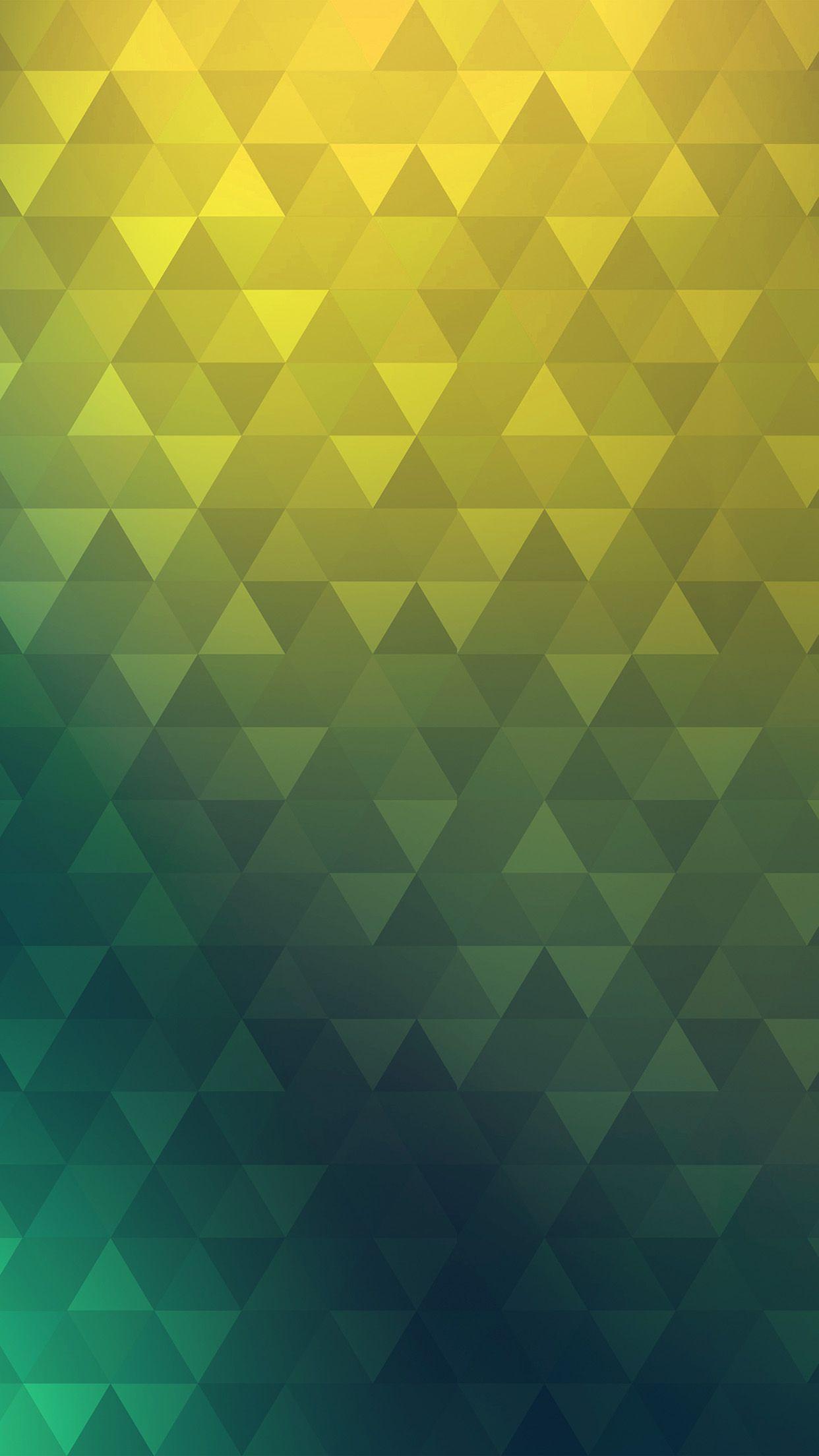 1242x2208 Poly Yellow Blue Abstract Pattern Android Wallpaper