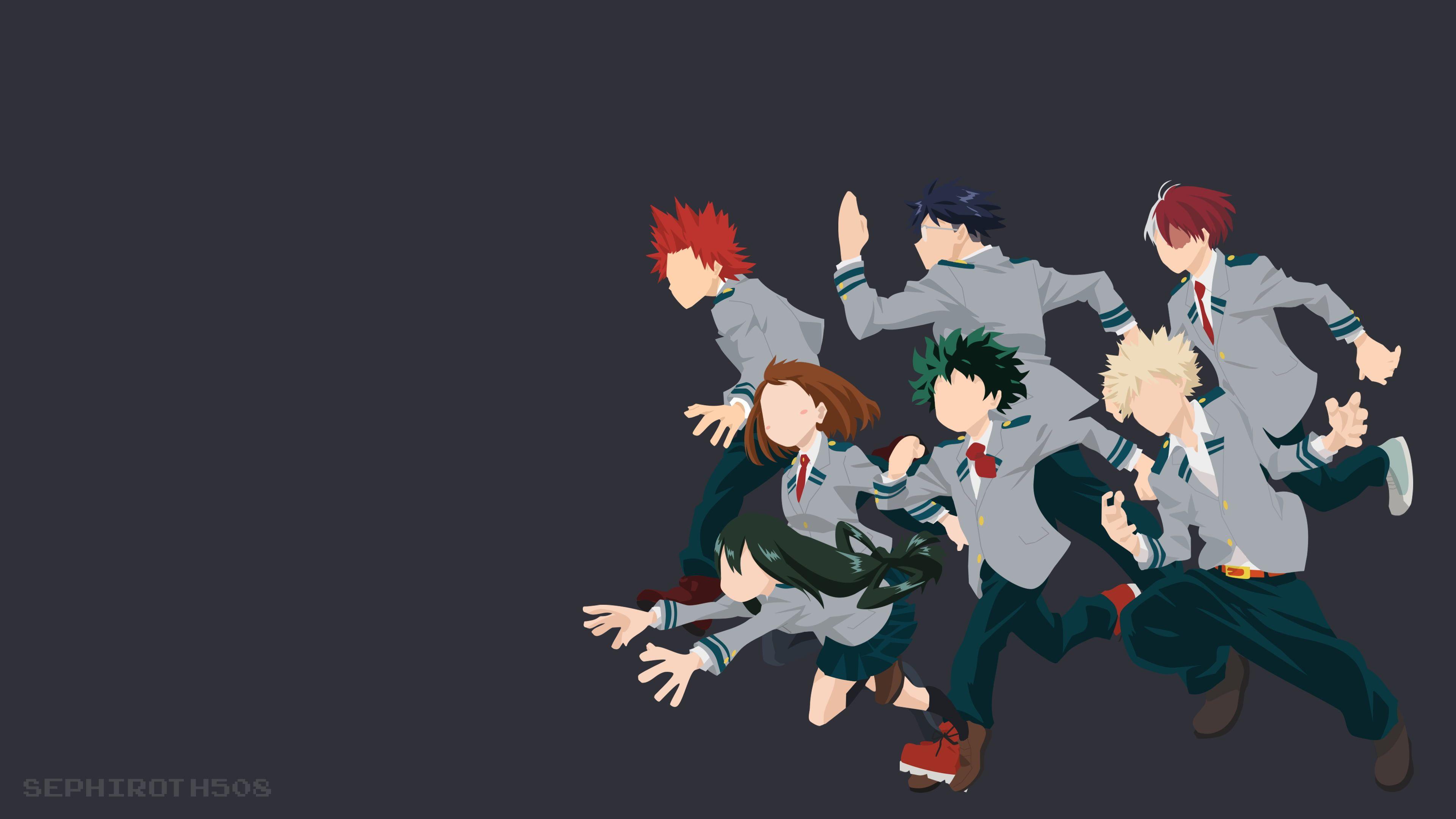 Hình nền đồ họa 3840x2160 My Hero Academia Young Bakugo and Midoriya, Boku