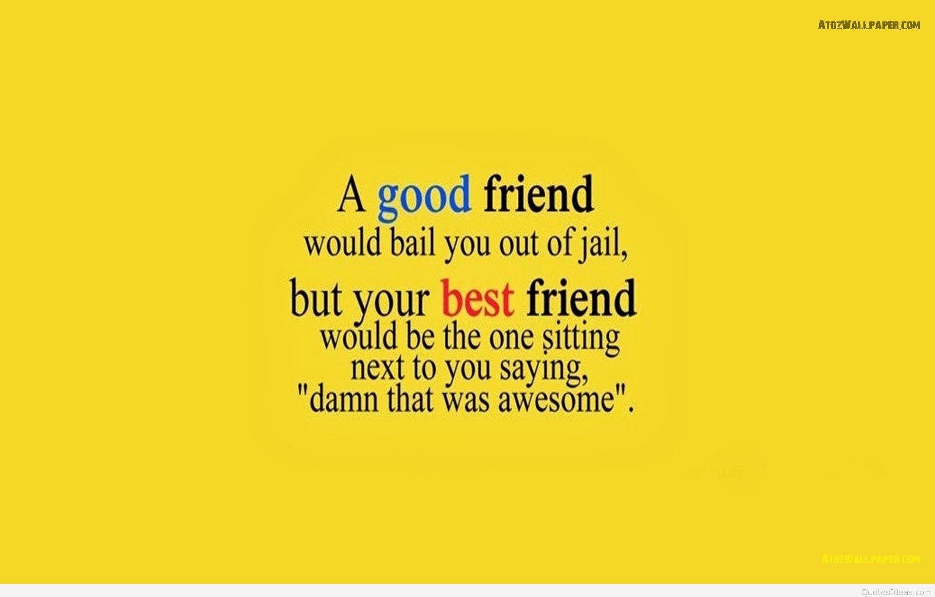 1920x1227 Best friendship wallpaper with quote