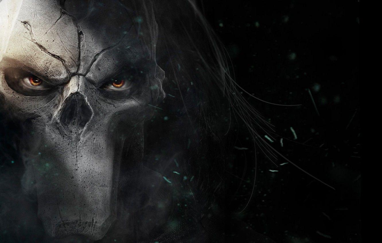 1332x850 Wallpaper Look, Death, Mask, THQ, Darksiders Darksiders