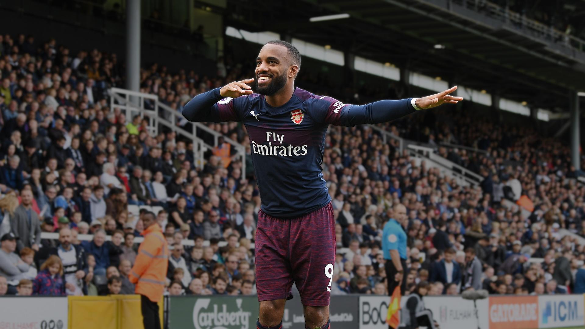 1920x1080 Match Wallpaper: Alexandre Lacazette vs. Fulham