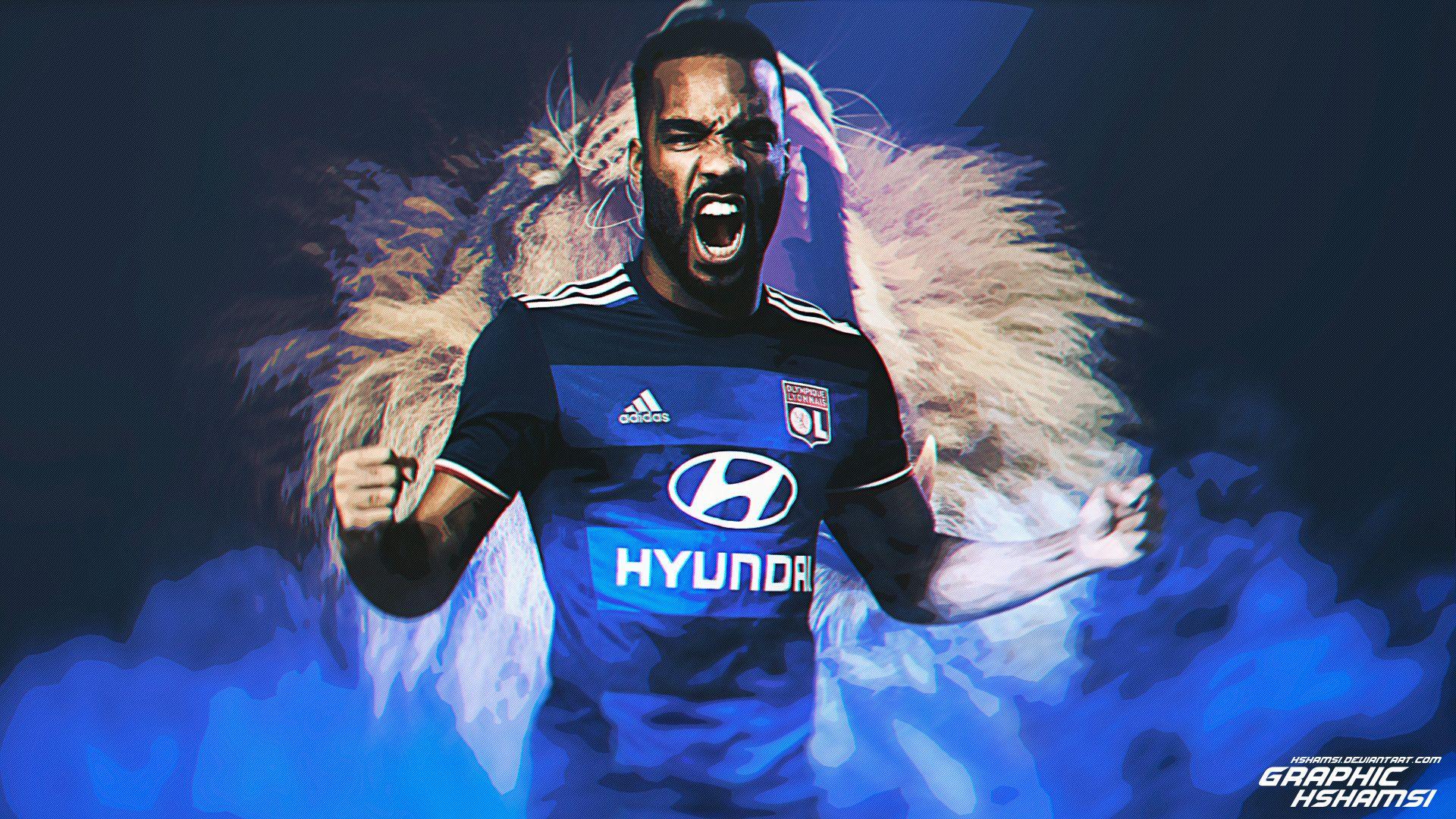 1920x1080 Alexandre Lacazette #GRAPHICHSHAMSI, GRAPHIC