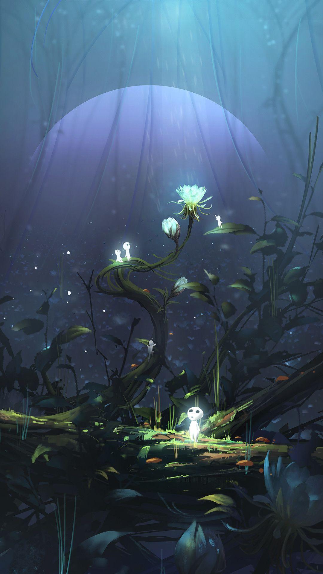 1080x1920 Princess Mononoke Wallpaper HD
