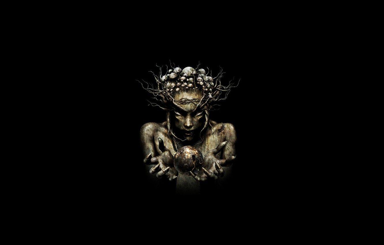 1332x850 Wallpaper Music, Black, Minimalism, Infected Mushroom