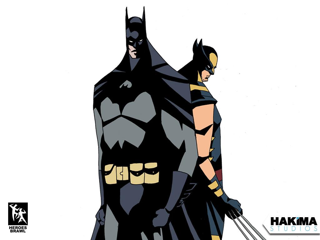 1024x768 Batman Vs Wolverine Wallpaper 1024 x 768 Version 4 « Hakima Studios