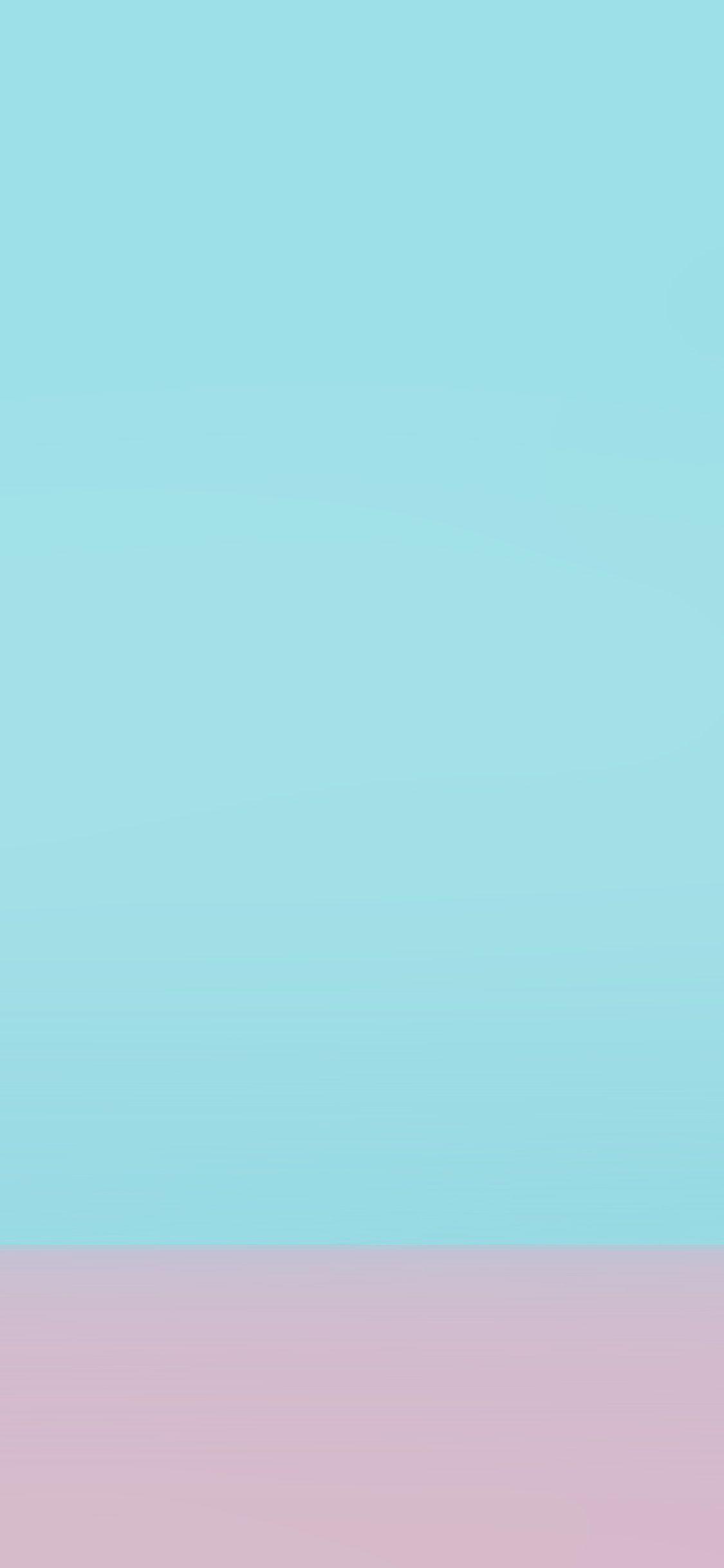 1125x2436 Flat Colorlovers Blue Blur Gradation Pastel Wallpaper