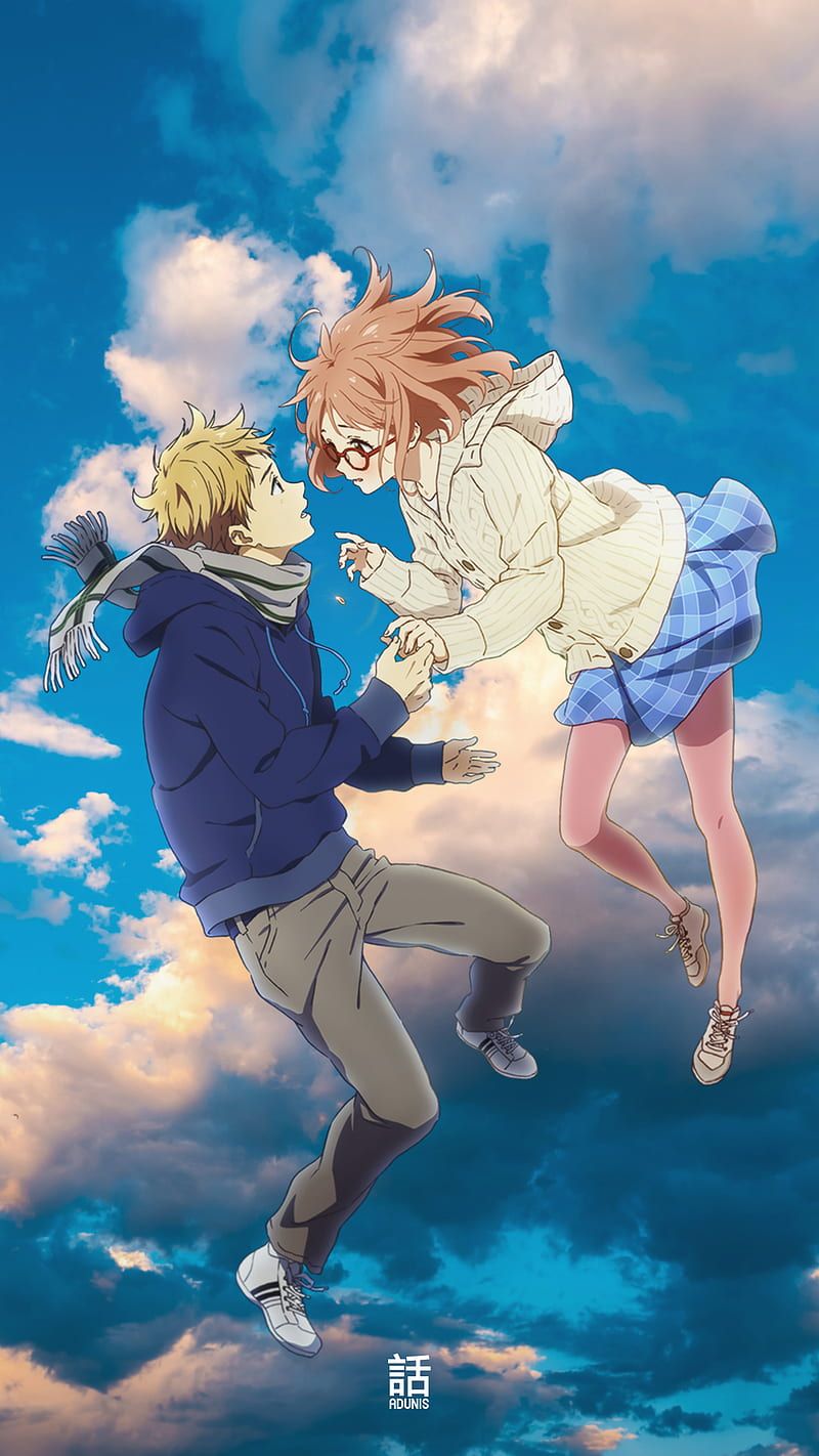 800x1422 Kyoukai no kanata, anime, beyond