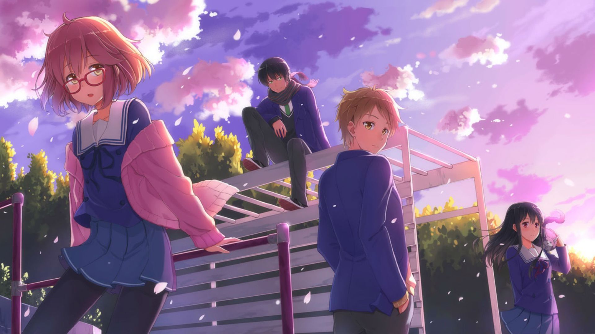 1921x1080 Wallpaper Anime, kyoukai no kanata