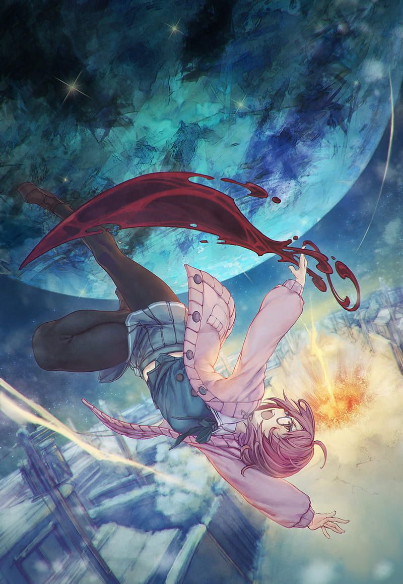 800x1158 boundary, anime, background, explosions