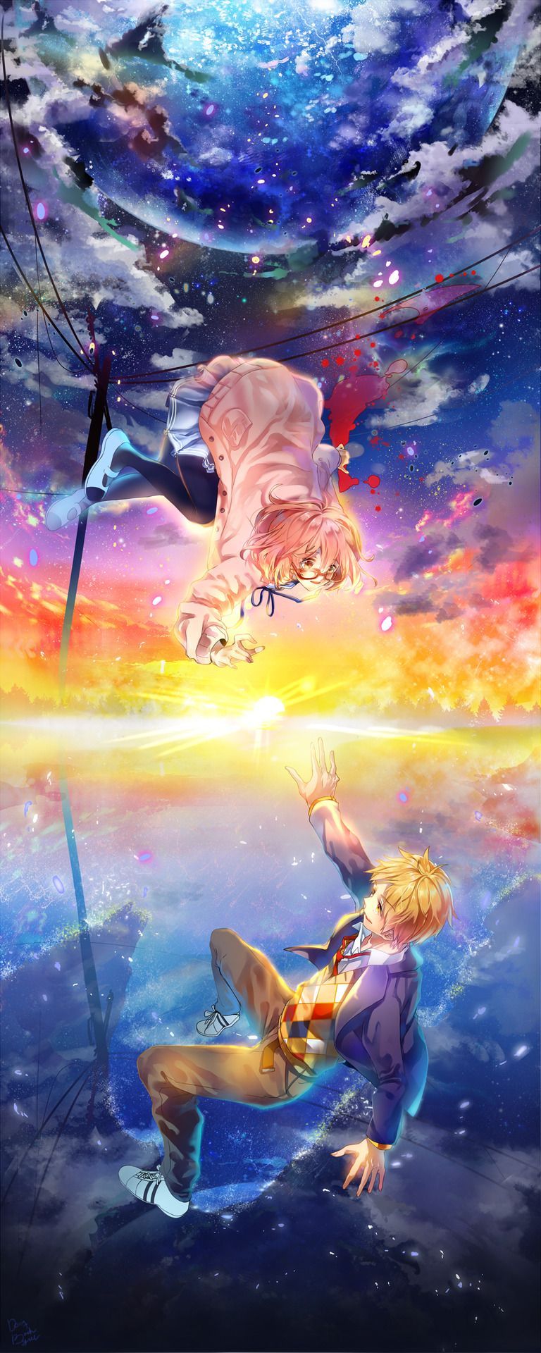 768x1920 Kyoukai No Kanata Wallpaper HD