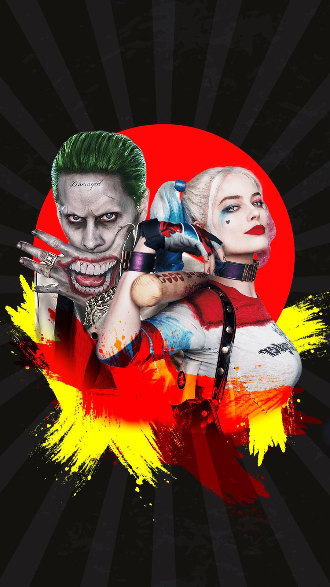 1080x1920 Red 4k Gotham Wallpaper