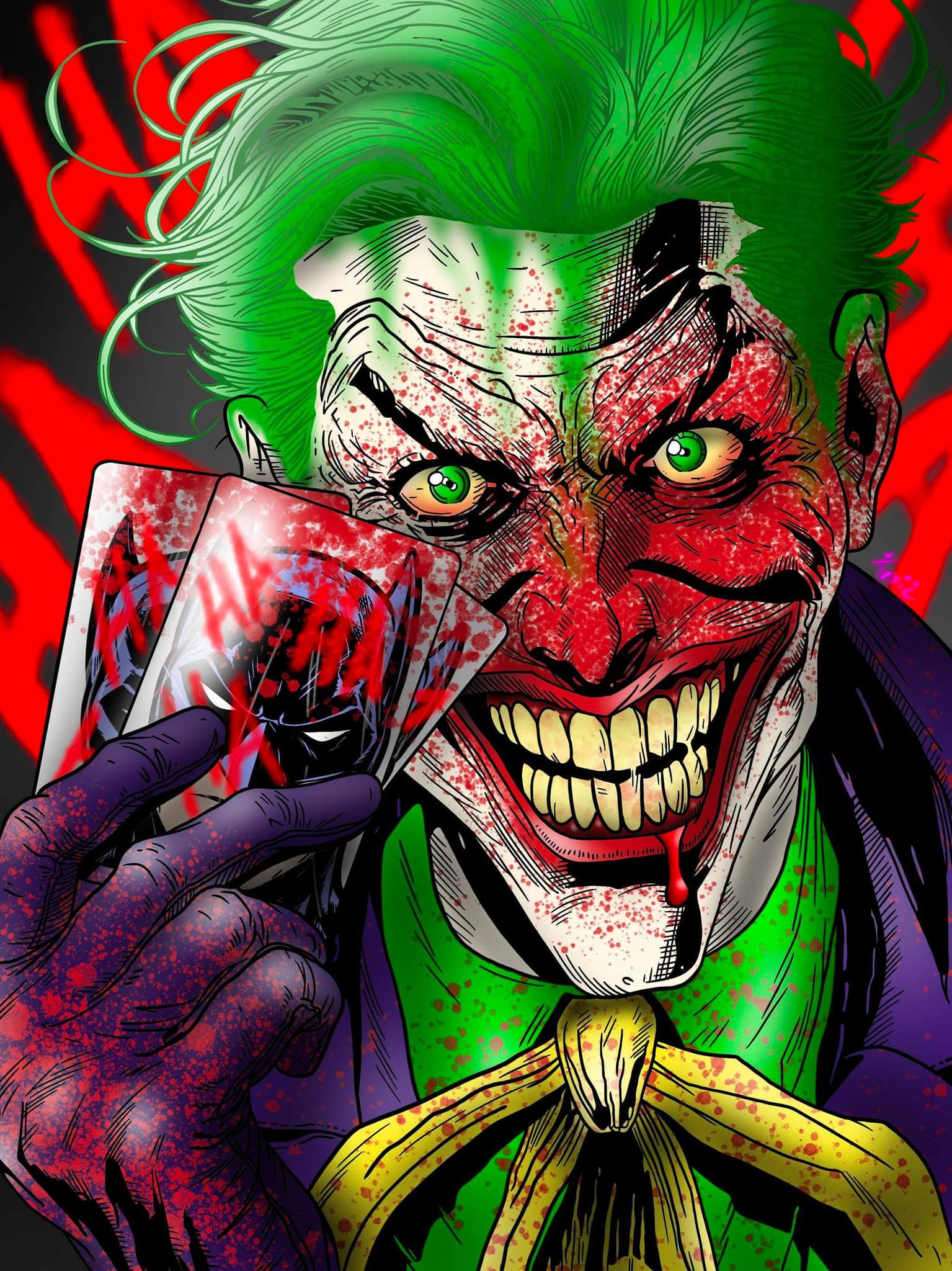 1535x2048 Here Is A Little Joker Wallpaper Poster