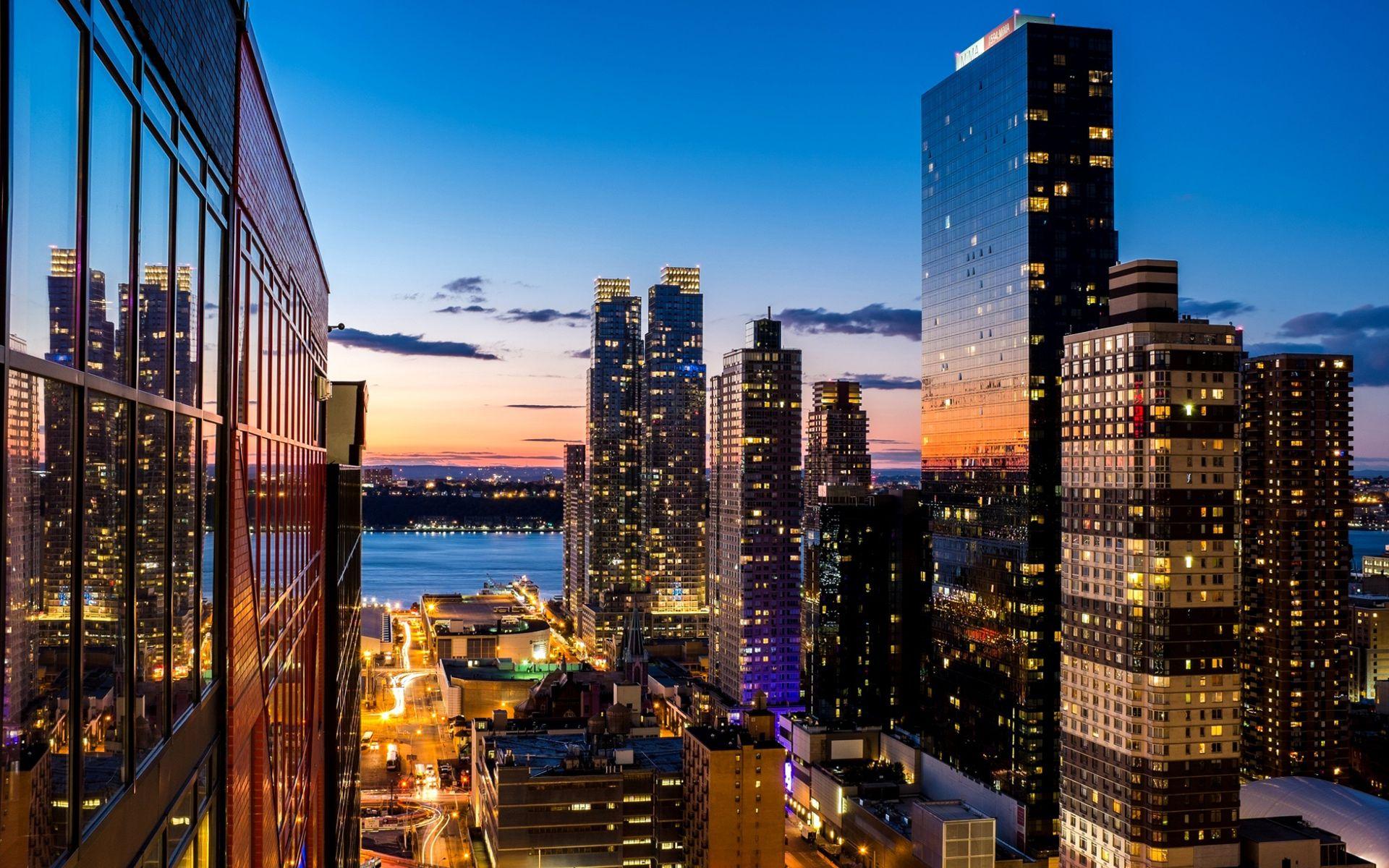 1920x1200 Free download USA New York Skyscrapers HD Wallpaper