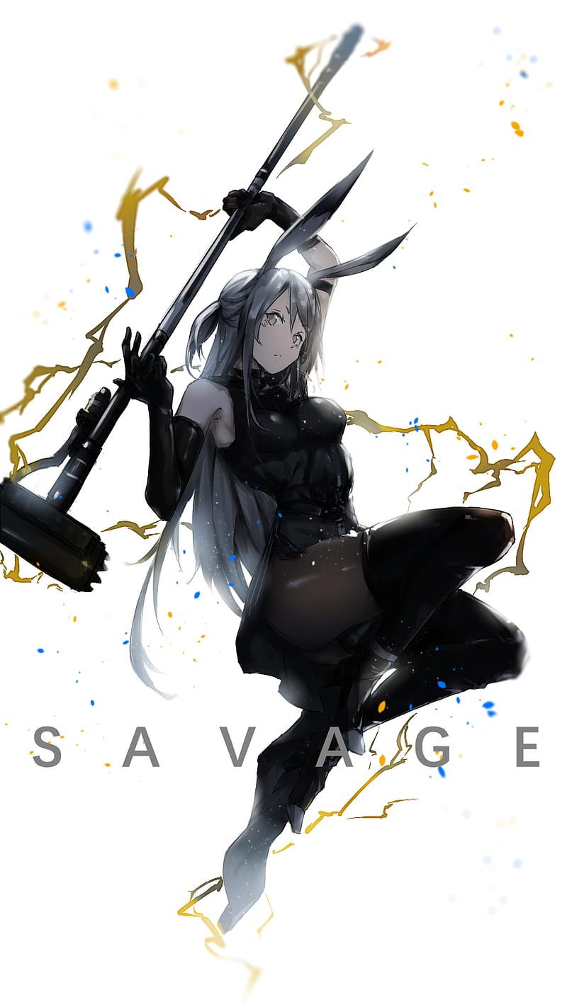 800x1422 HD savage girl wallpaper