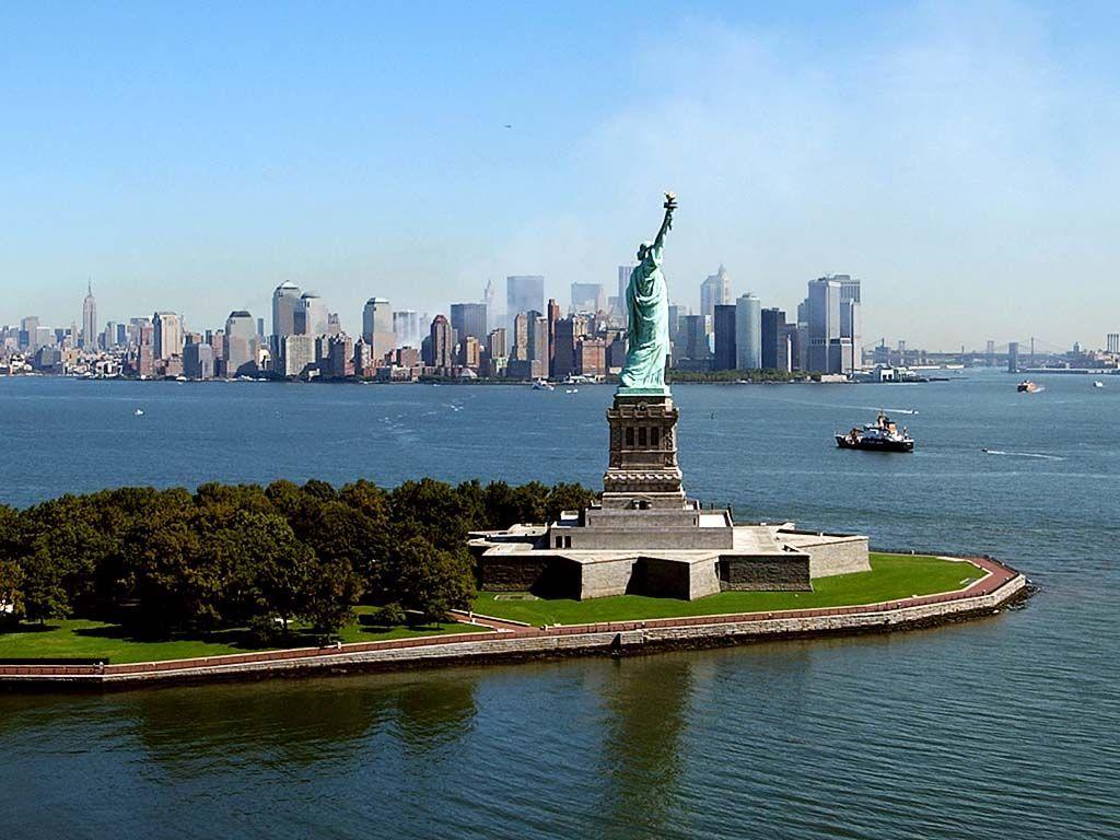 1024x768 Statue Of Liberty Wallpaper HD Free Nature