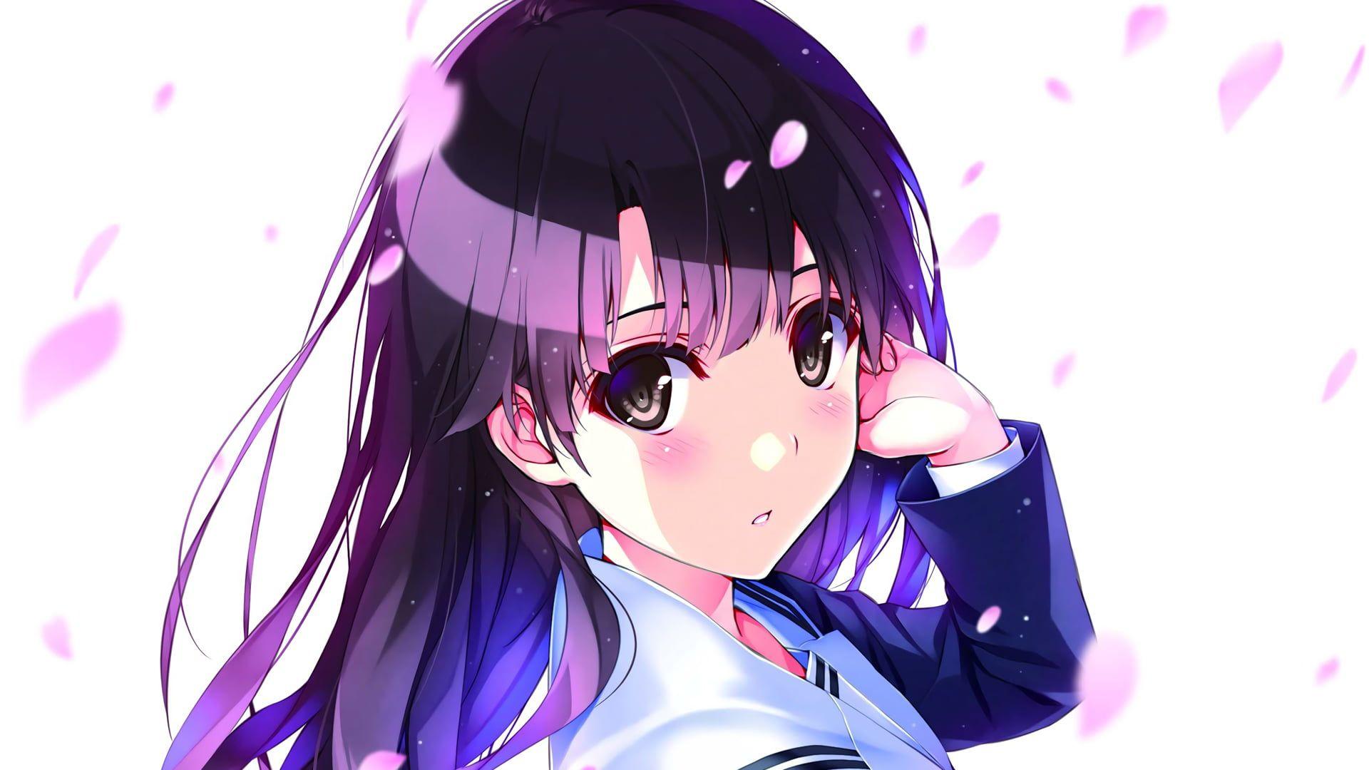 1920x1080 Purple Haired Female Anime Character, Manga, Saenai Heroine No