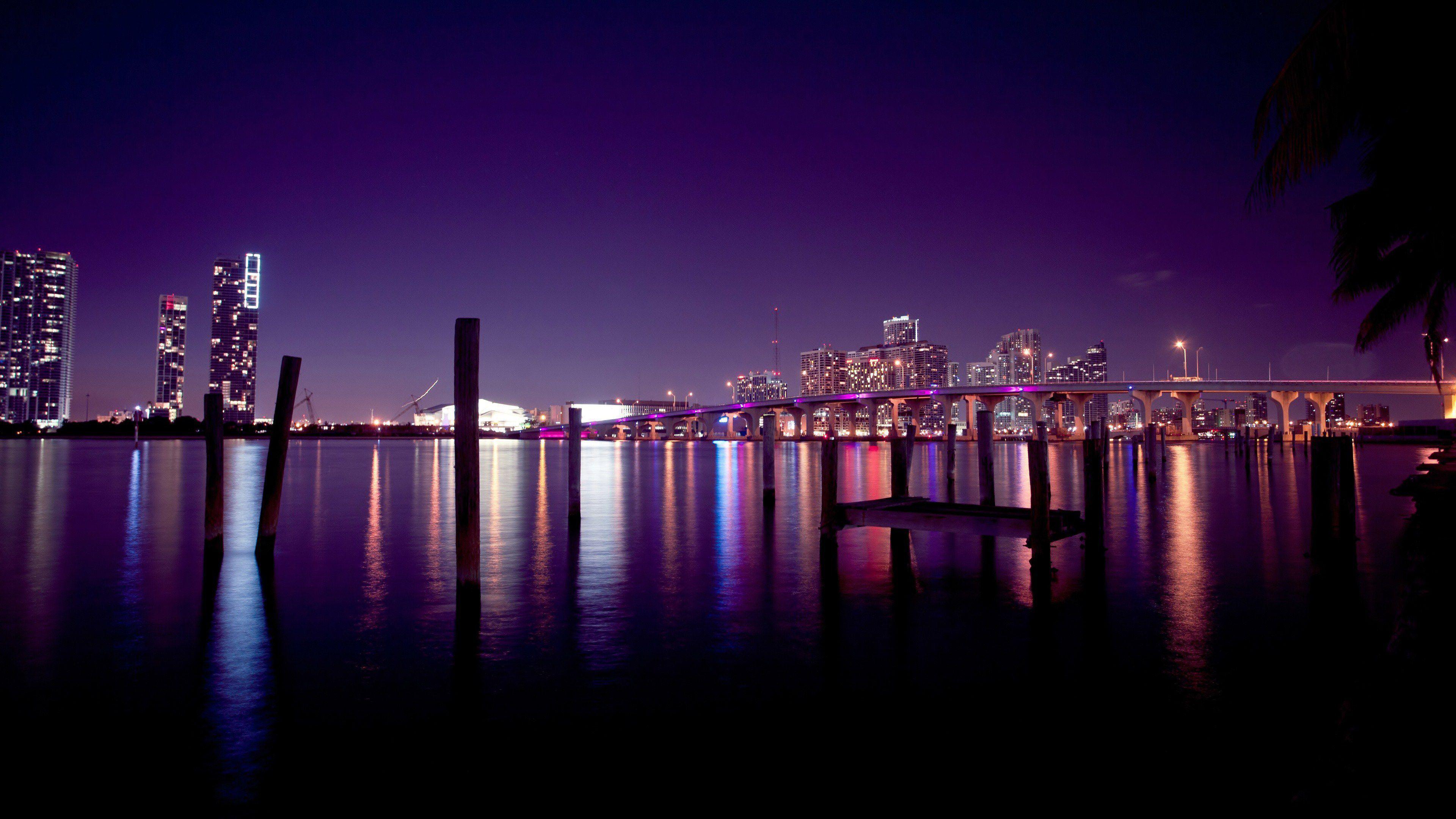 3840x2160 Miami Wallpaper Background