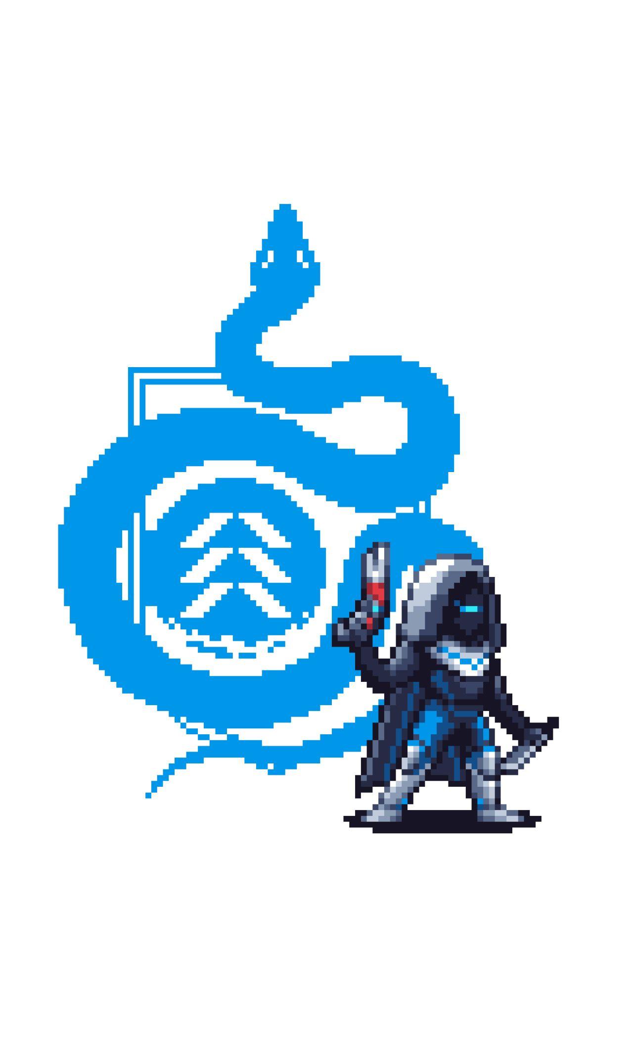 1280x2120 Destiny 2 Pixel Art Hunter iPhone 6 plus Wallpaper