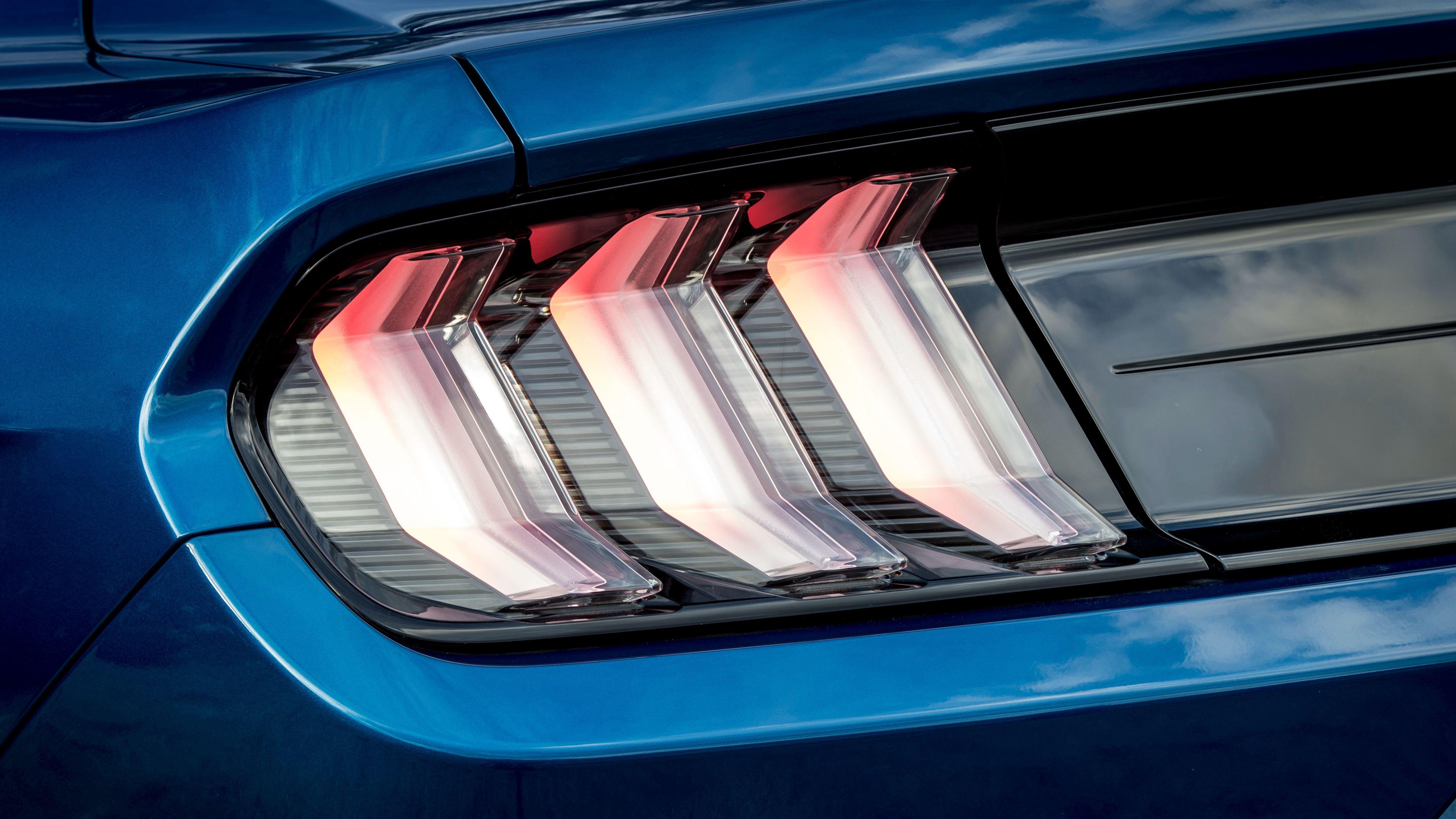 4096x2304 Ford Mustang LED Tail lights 4K Wallpaper. HD Car