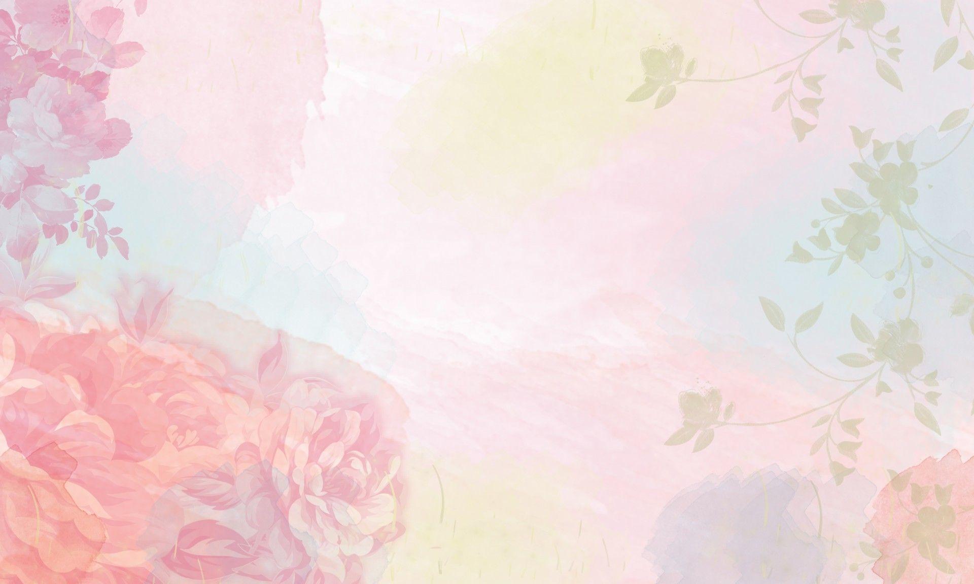 1920x1152 Watercolor Painting And Beautiful Flowers Meet In The