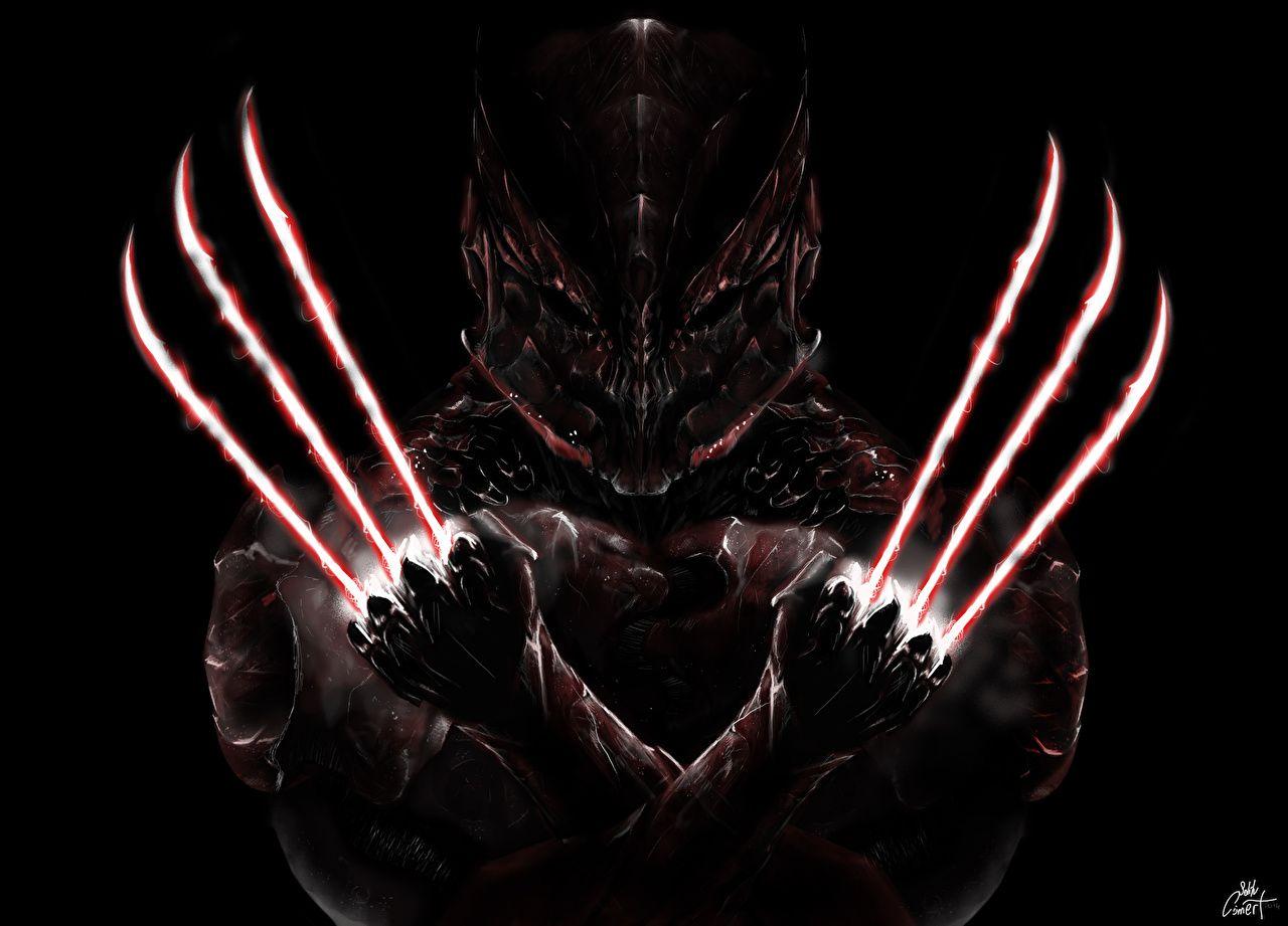 1280x921 Picture Armor Wolverine hero clutches Fantasy Masks