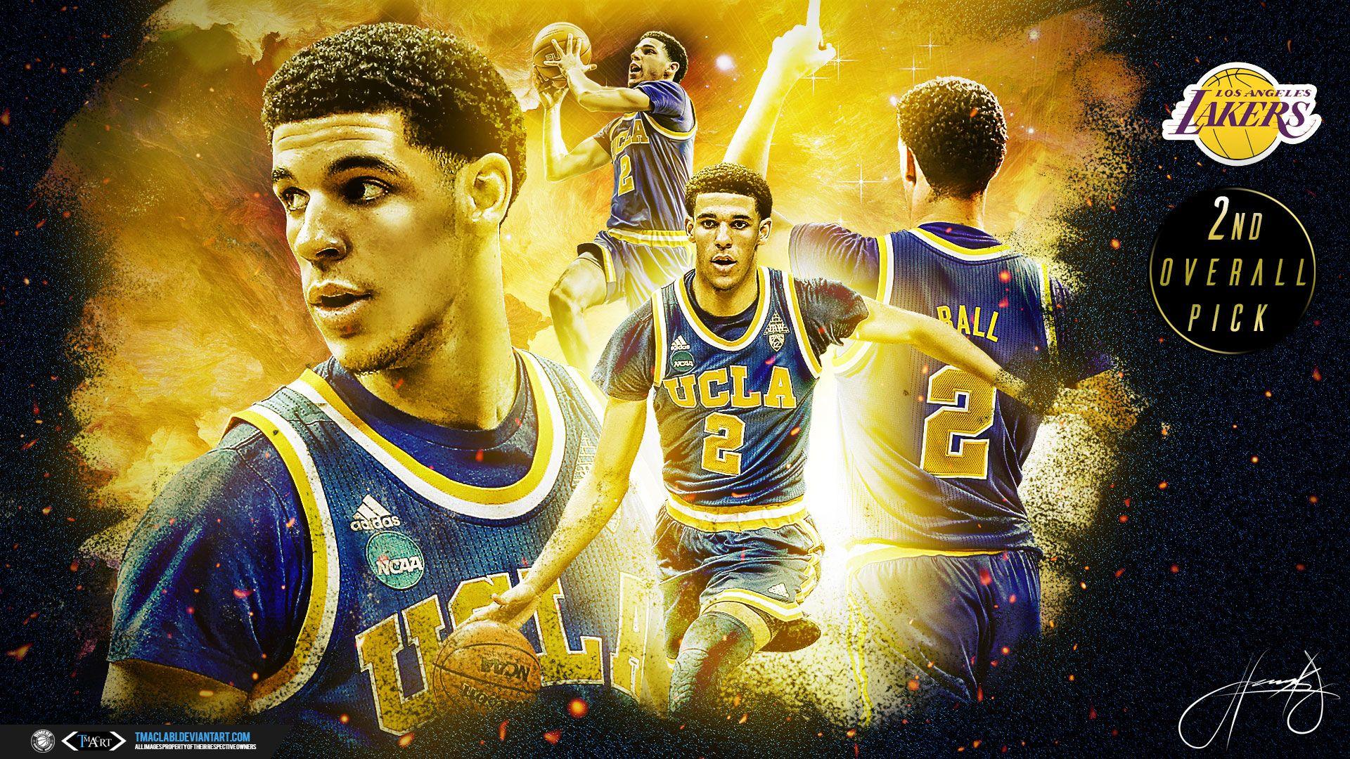 1920x1080 Lonzo Ball 2nd Pick 2017 1920×1080 Wallpaper Nba