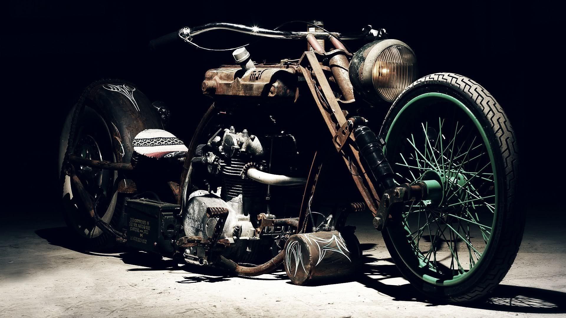 1920x1080 Vintage Motorcycle Wallpaper