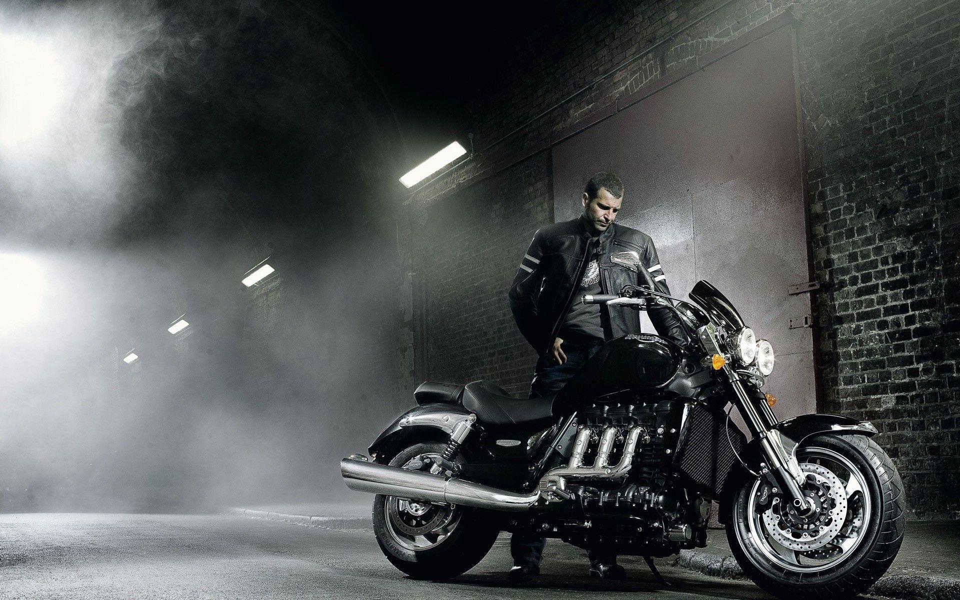1920x1200 Vintage Motorcycle Wallpaper