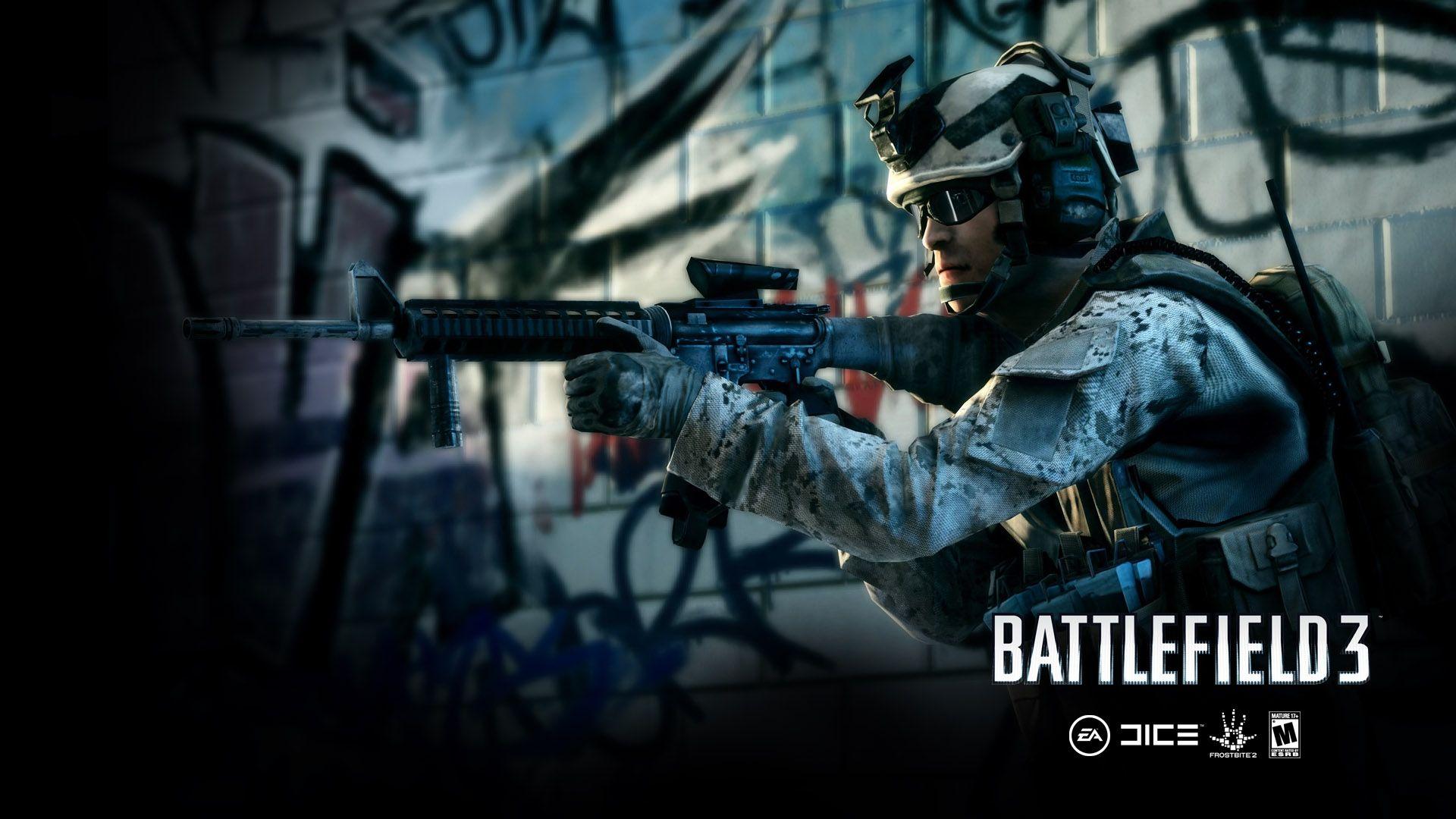 1920x1080 Download Wallpaper 1920x1080 battlefield soldier, gun, ammunition