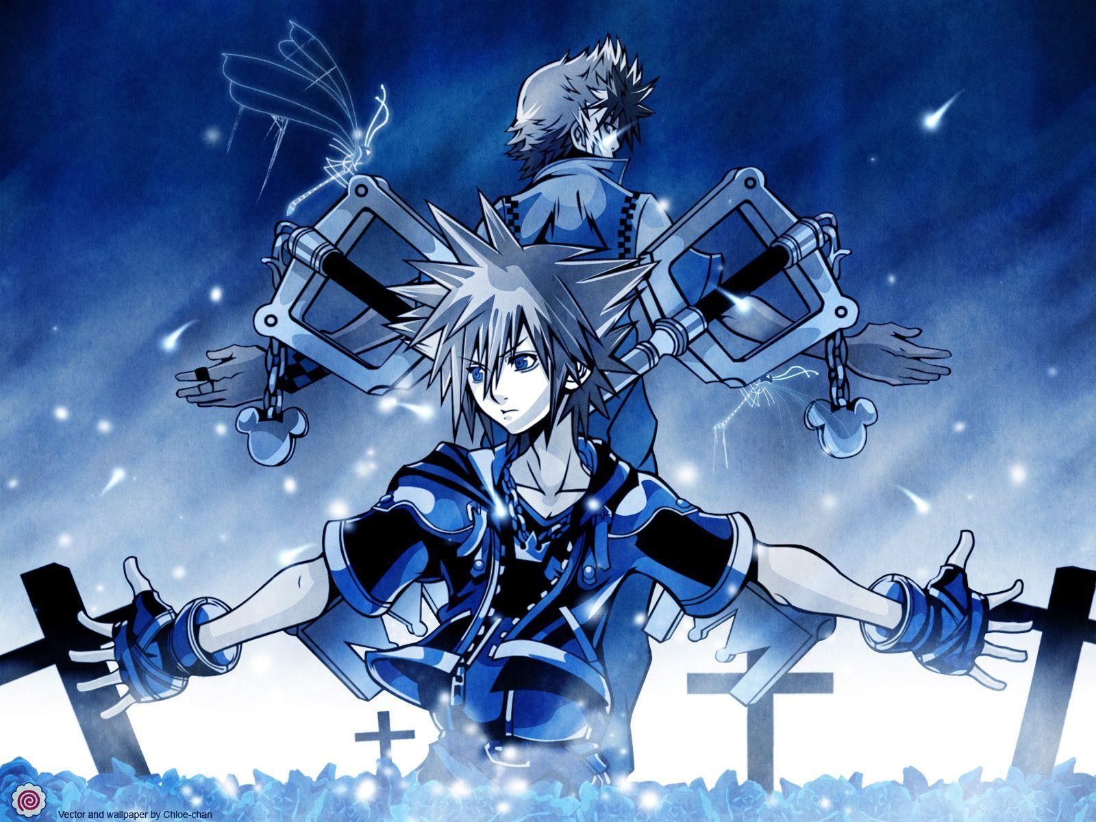 1600x1200 Kingdom Hearts Roxas hình nền