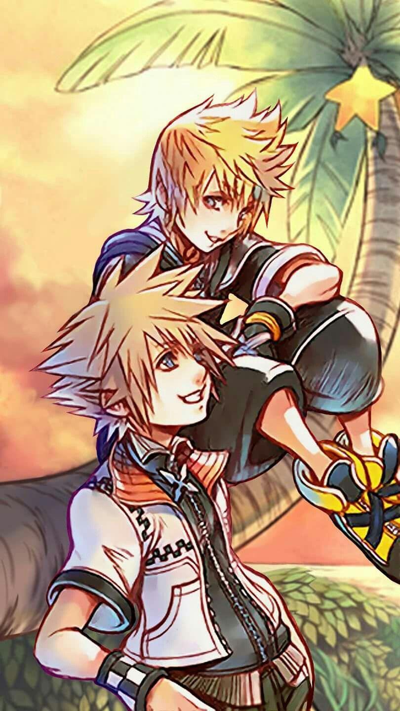 810x1440 Roxana and sora switched clothes xD. Roxas kingdom hearts