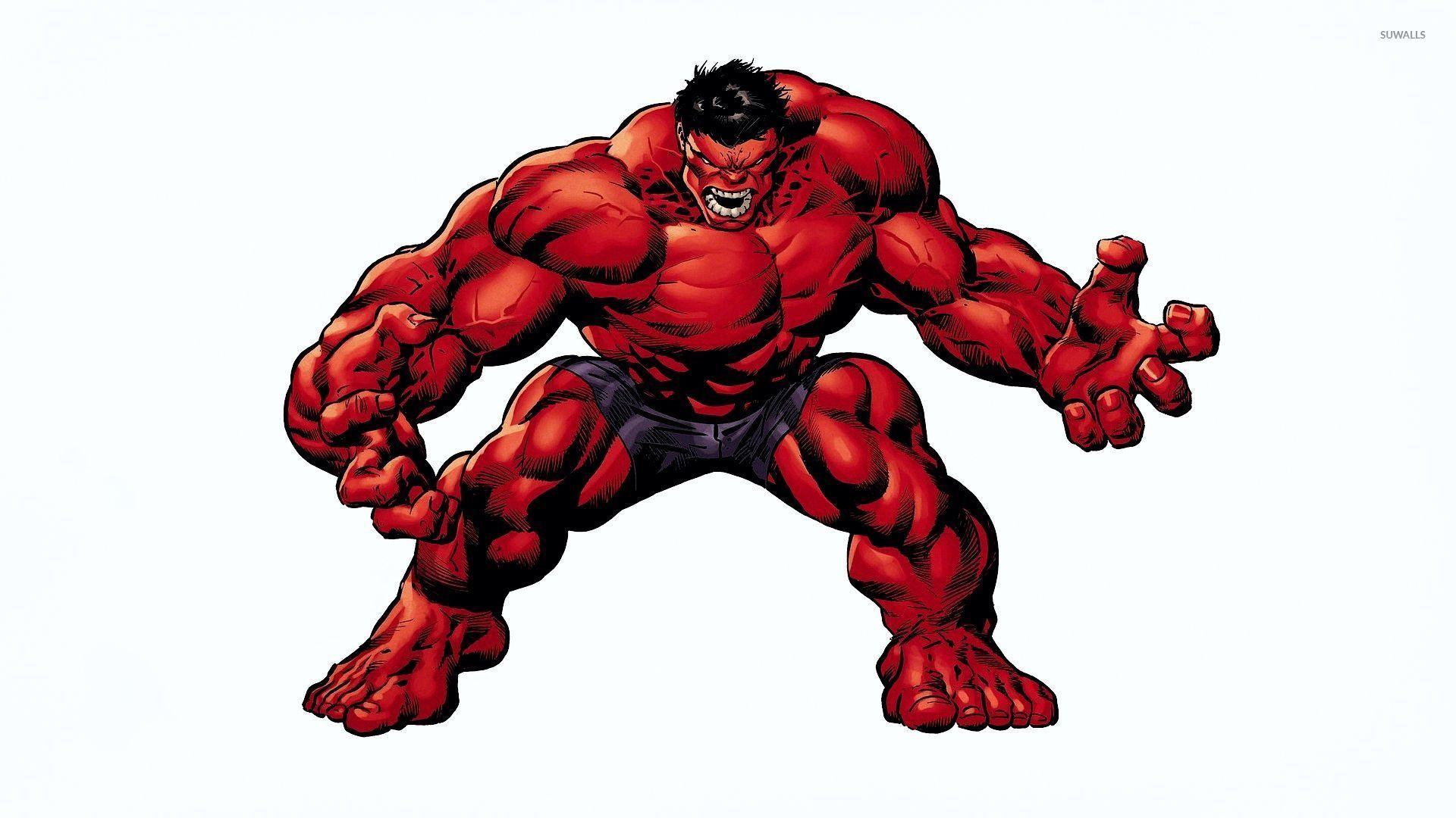 1920x1080 Angry Red Hulk Wallpaper, HD Wallpaper
