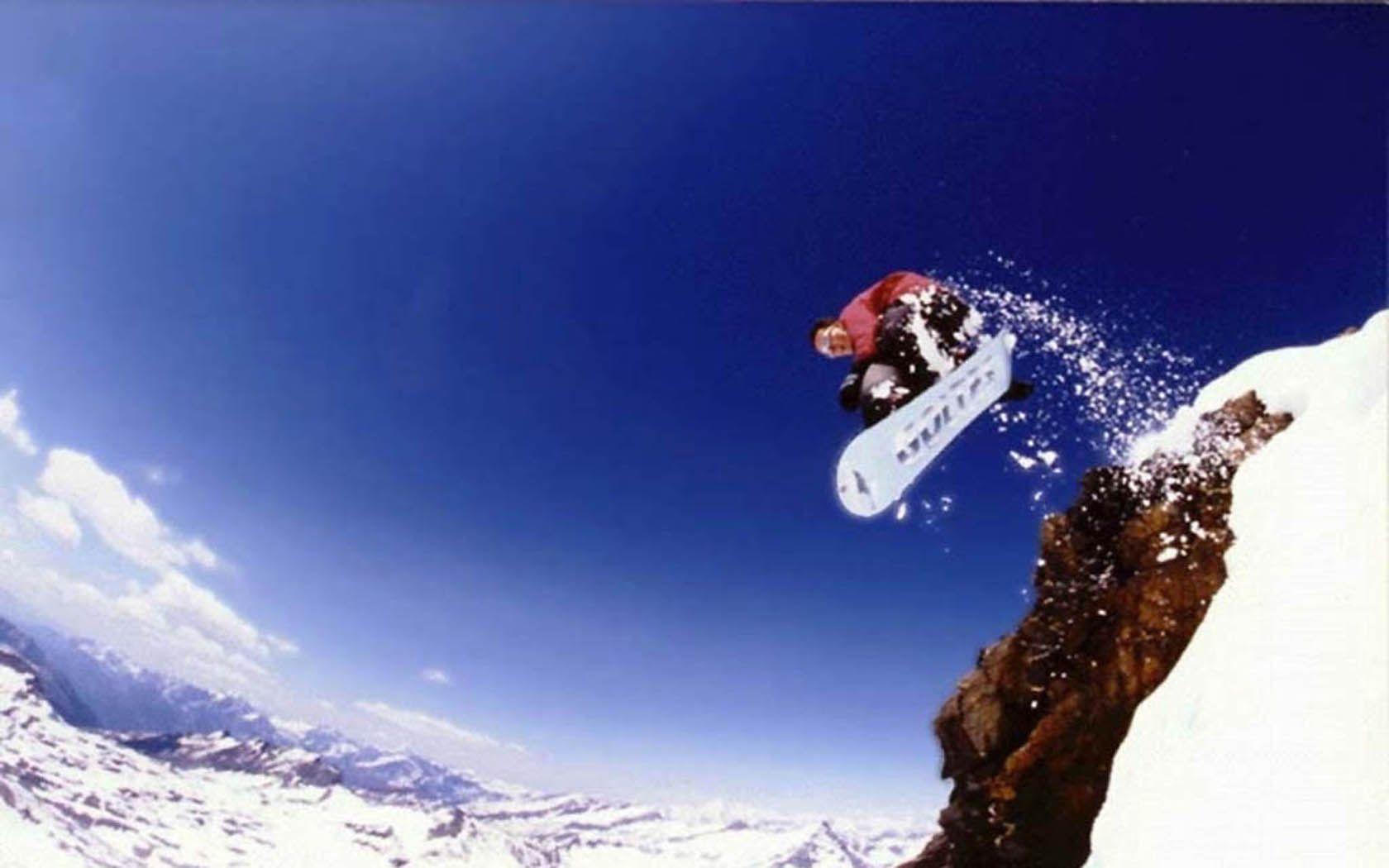 1680x1050 Snowboarding Sport wallpaper