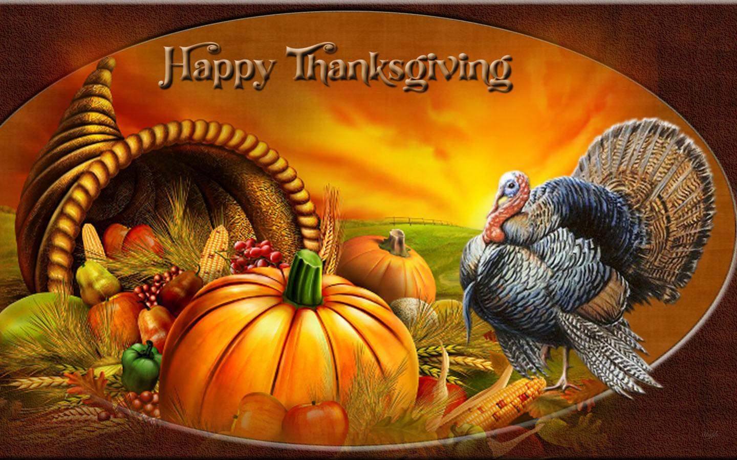 1440x900 HD Happy Thanksgiving Wallpaper and Printable Cards