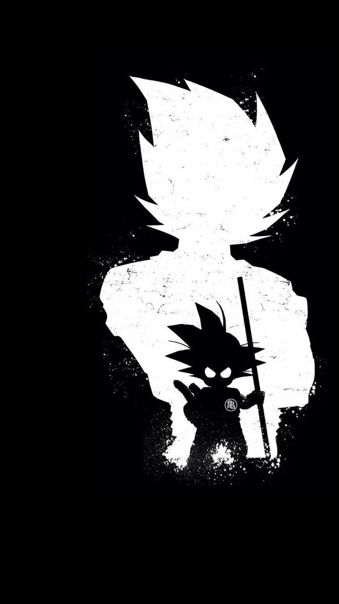 Dark anime icons HD phone wallpaper