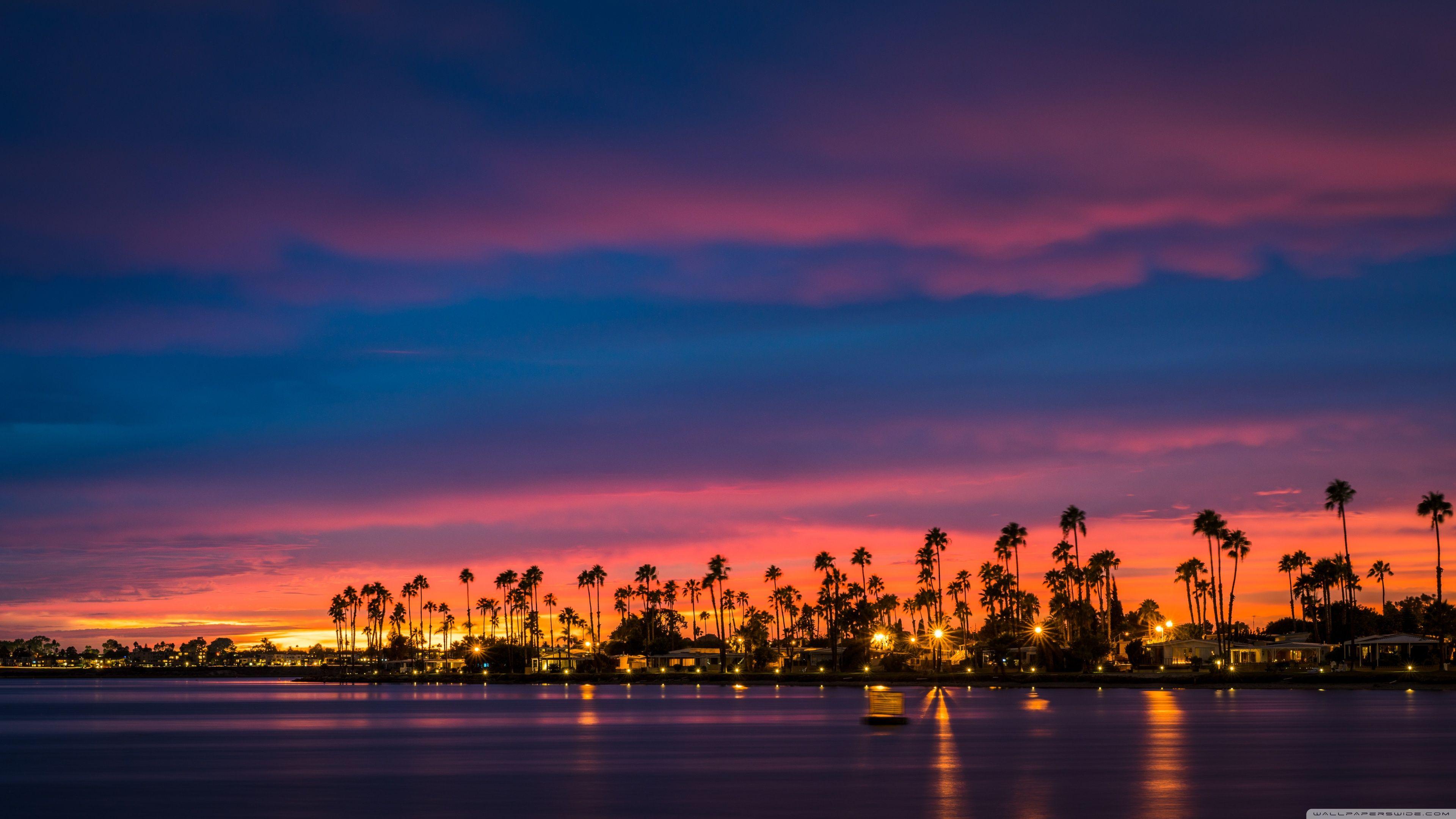 3840x2160 San Diego Sunset ❤ 4K HD Desktop Wallpaper for 4K Ultra HD