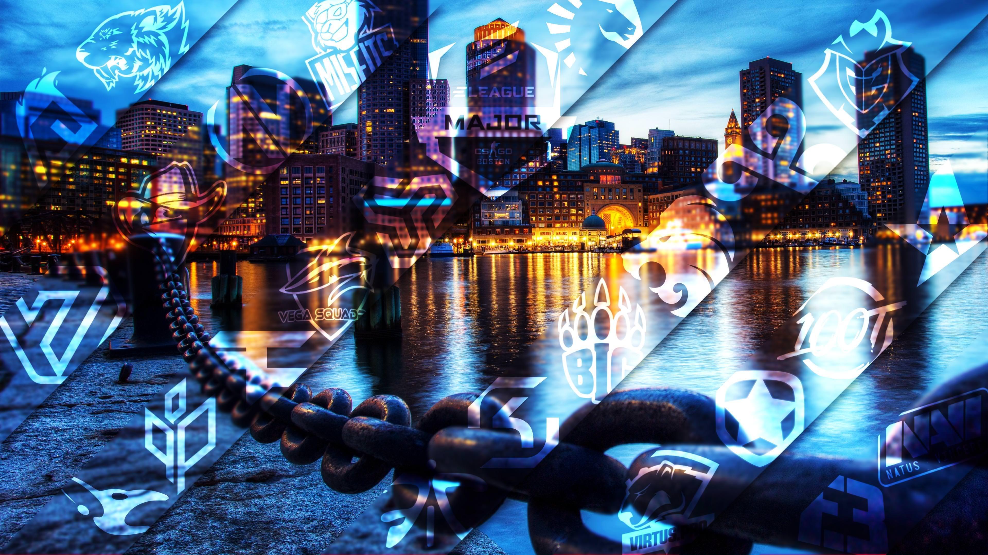 3840x2160 Boston Wallpaper