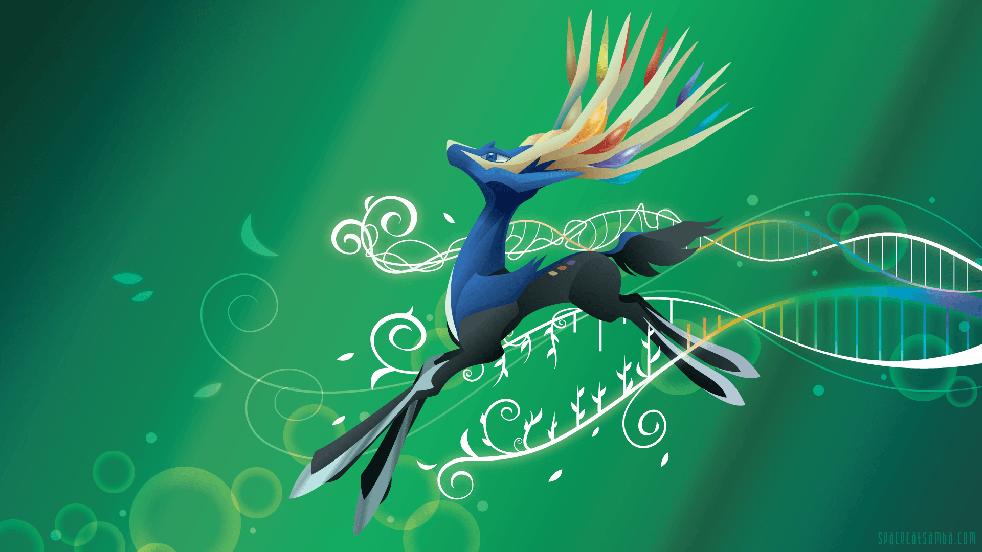 1920x1080 Xerneas Wallpaper