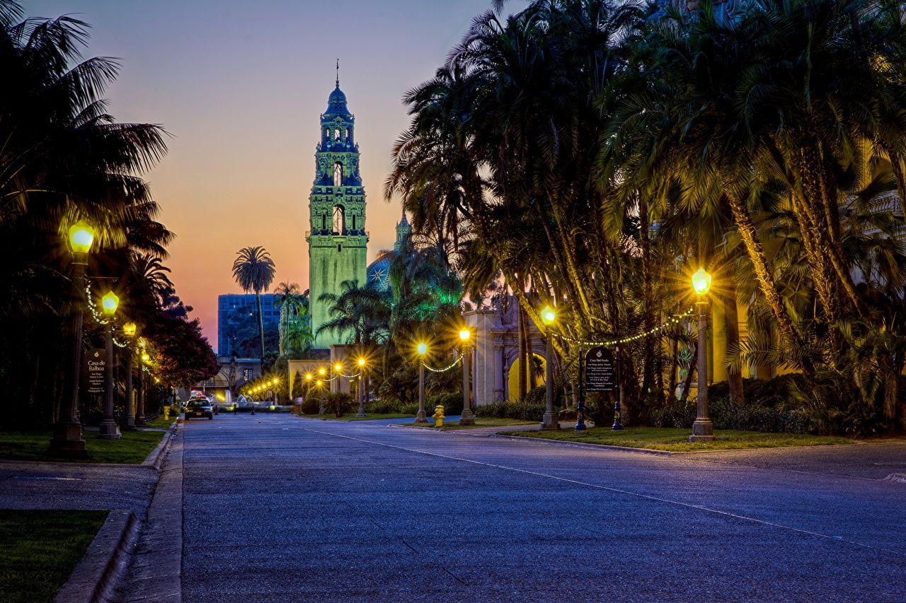 1280x853 Desktop Wallpaper San Diego California USA Palms Roads