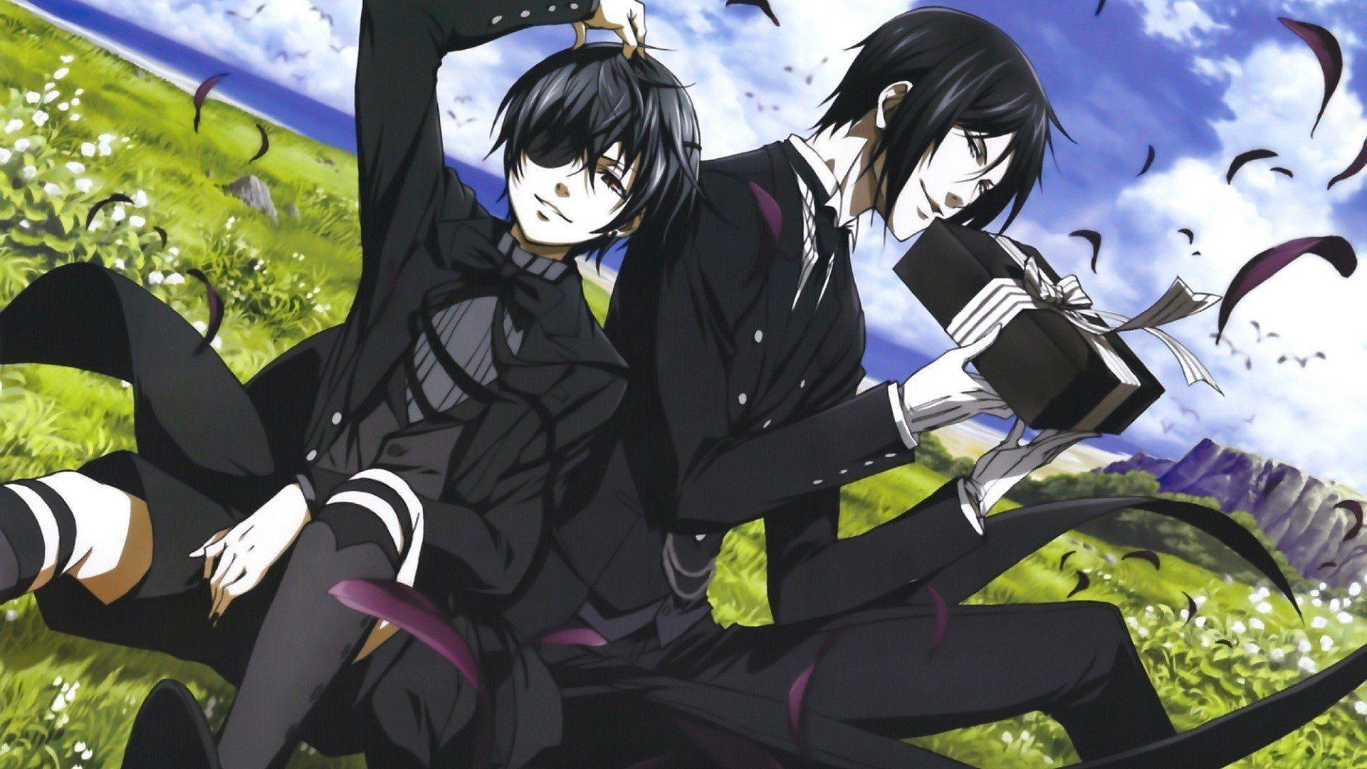 1920x1080 Kuroshitsuji, Black Butler, Michaelis Sebastian, Ciel
