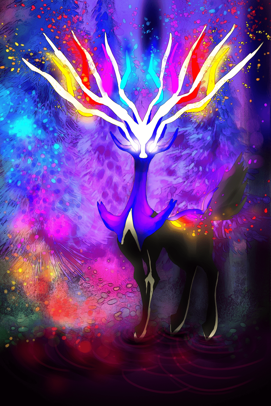 900x1350 Xerneas Wallpaper