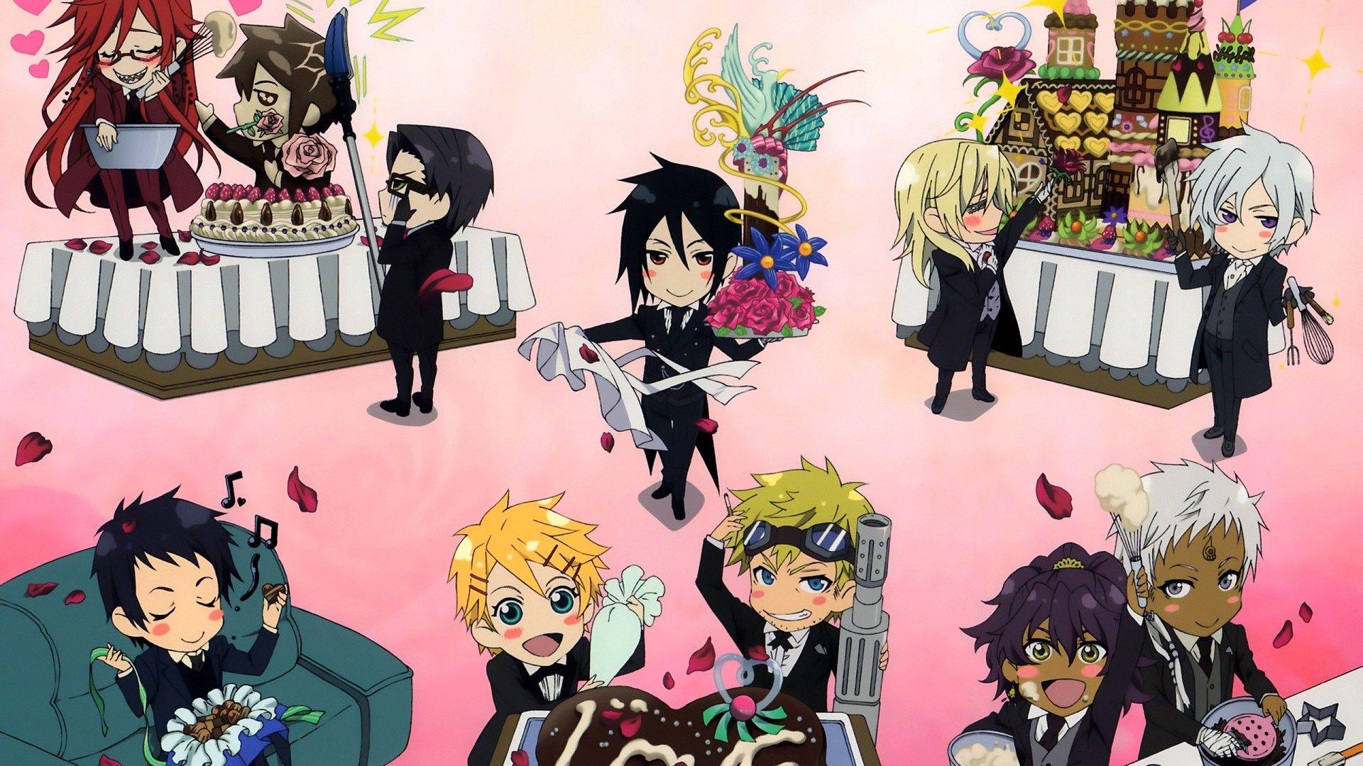 1920x1080 Kuroshitsuji Wallpaper Butler Carecters, HD