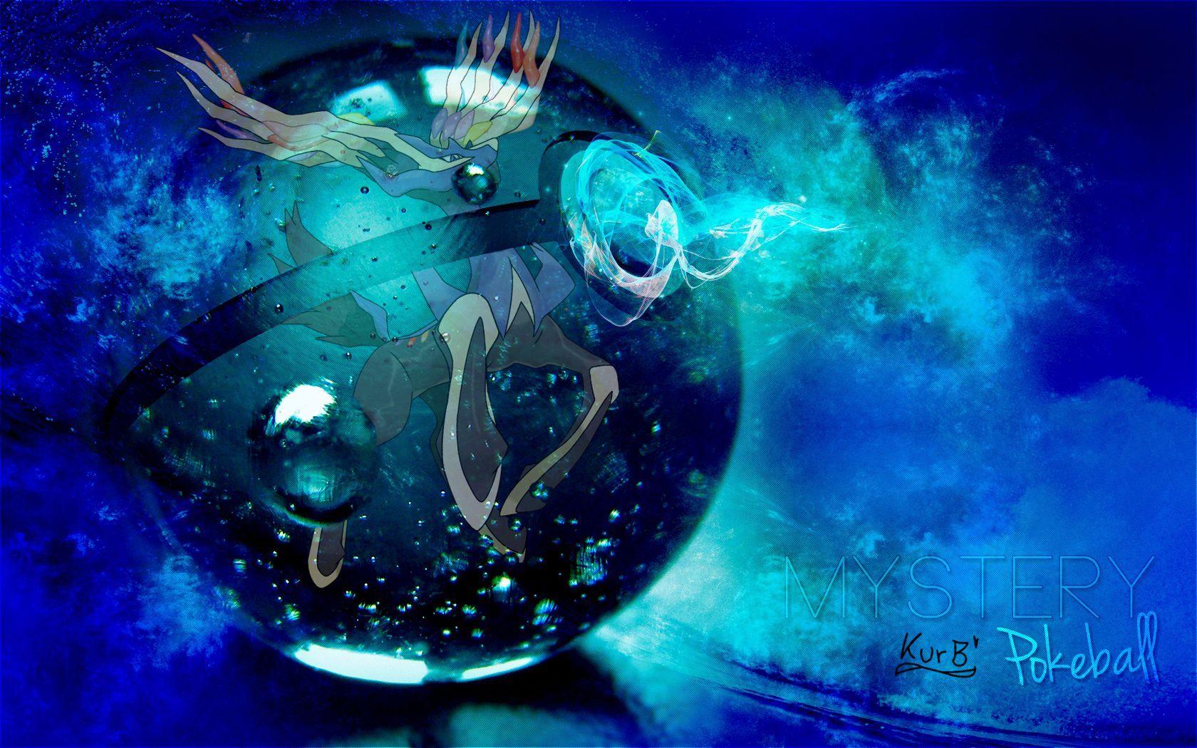 1680x1050 Xerneas Pokeball
