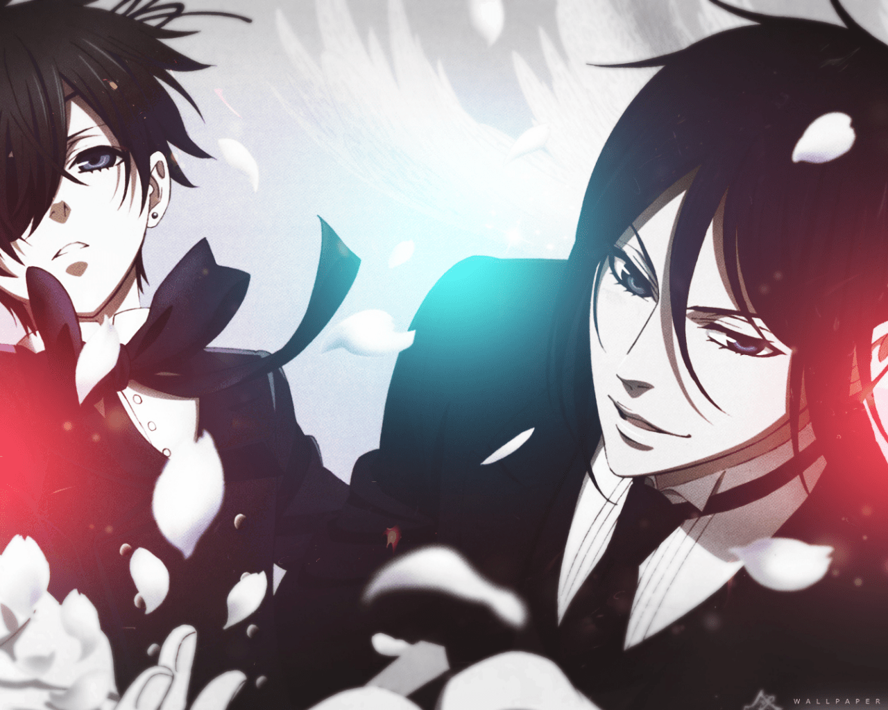 1280x1024 Download 1280x1024 Kuroshitsuji, Sebastian, Ciel Phantomhive