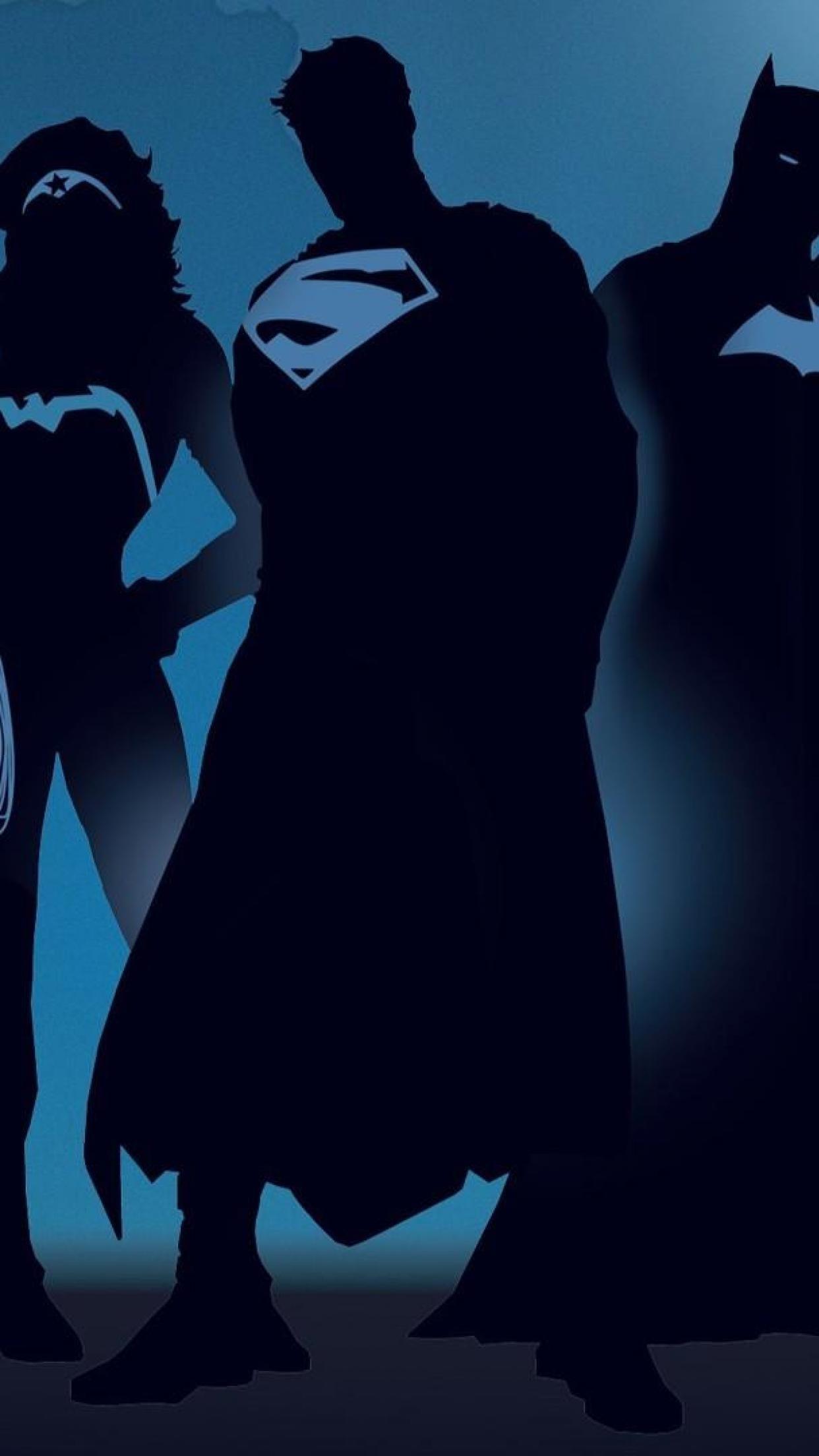 1242x2208 Superhero Phone Wallpaper