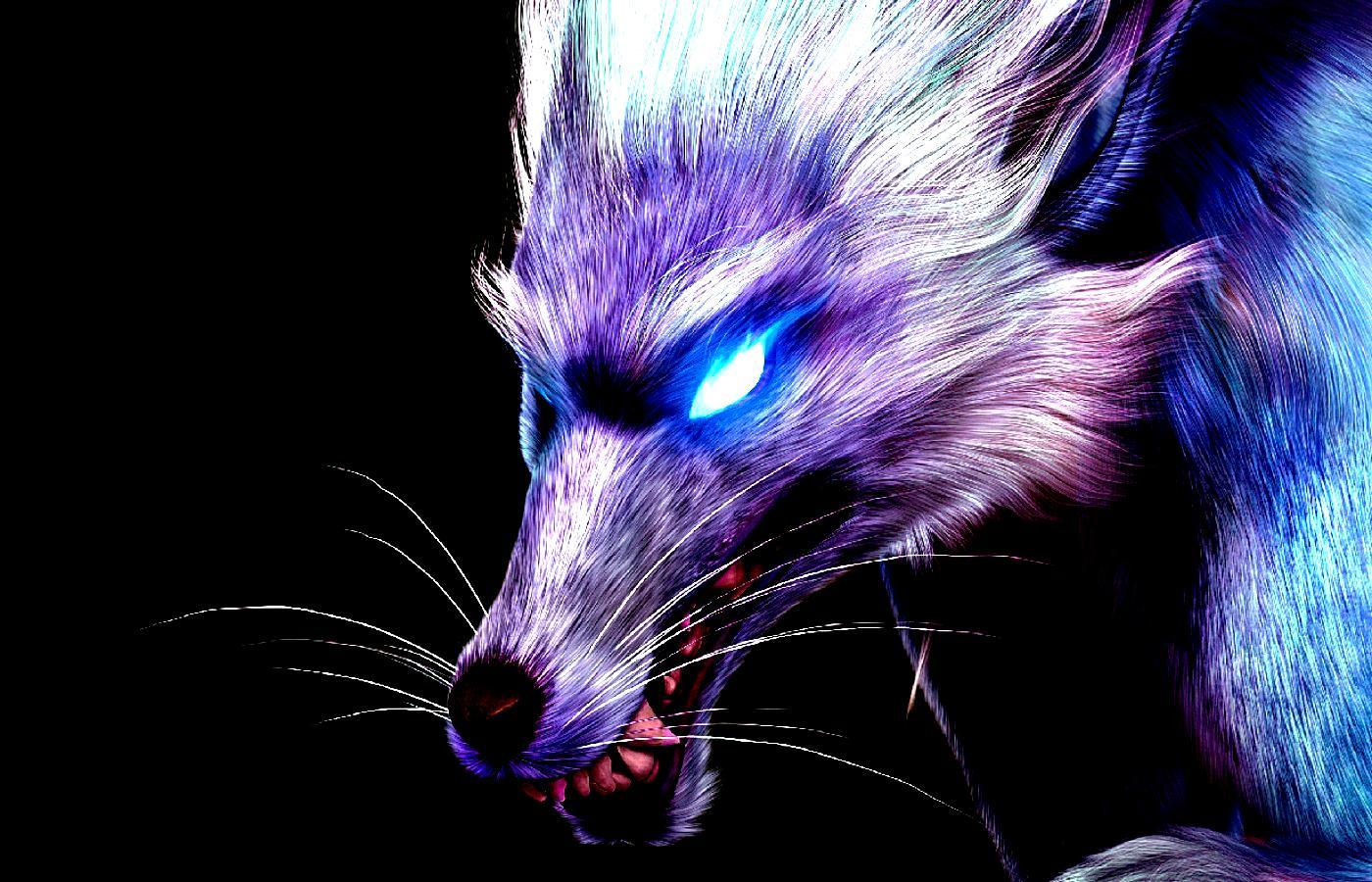 Purple Wolf Wallpapers - Top Free Purple Wolf Backgrounds - WallpaperAccess